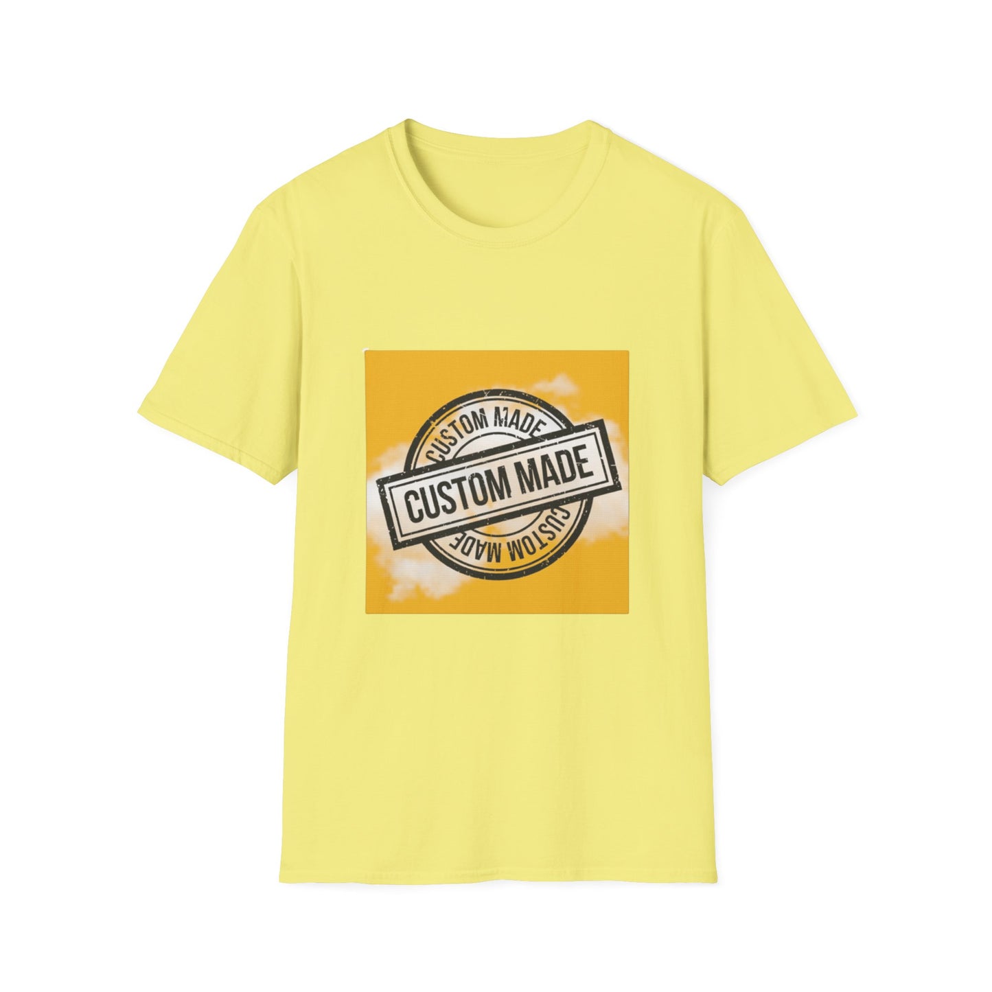 Your Design On a Tee One Side Only - Monster Unisex Softstyle T-Shirt