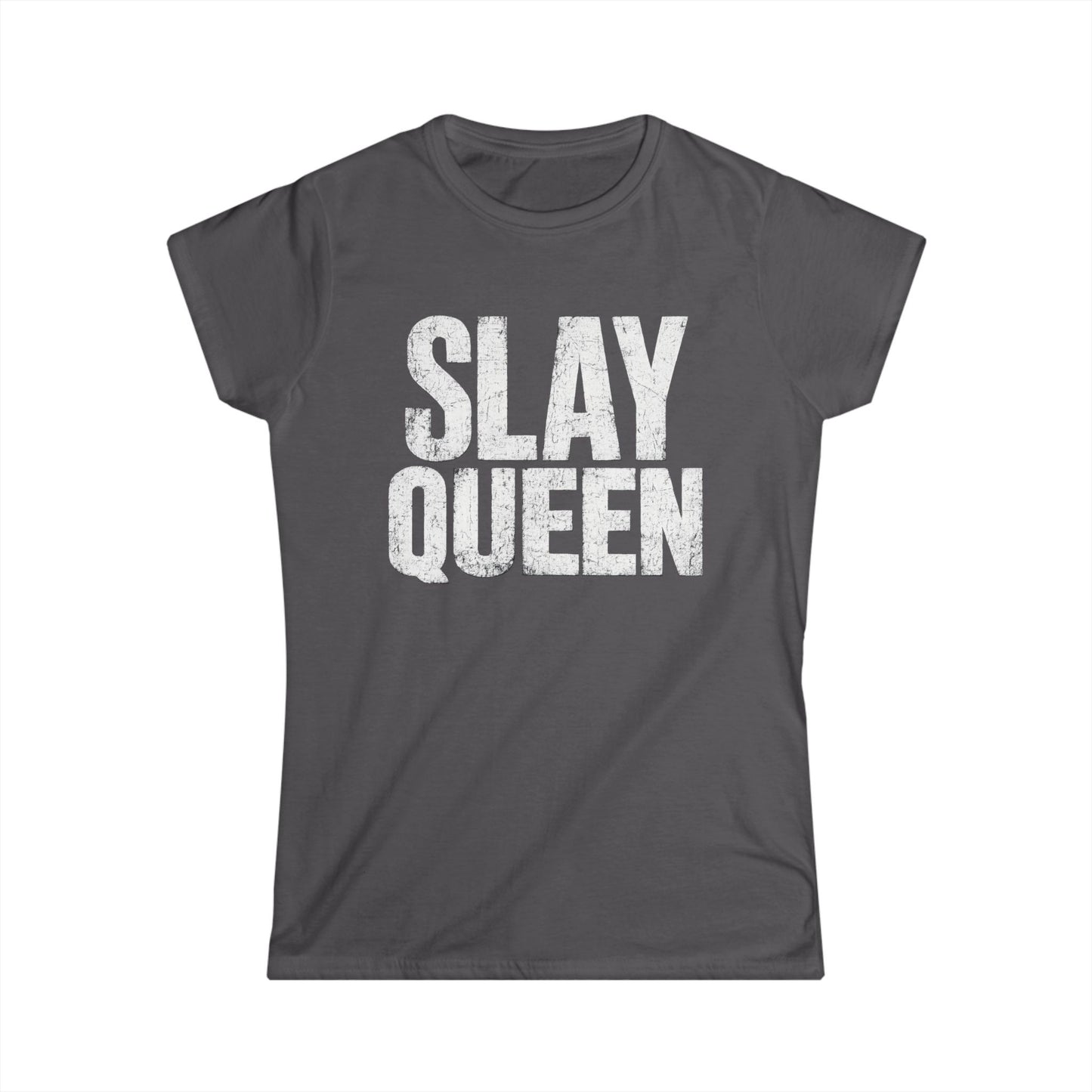 Slay Queen T-Shirt — Bold Vintage Graphic Tee for Confident Women