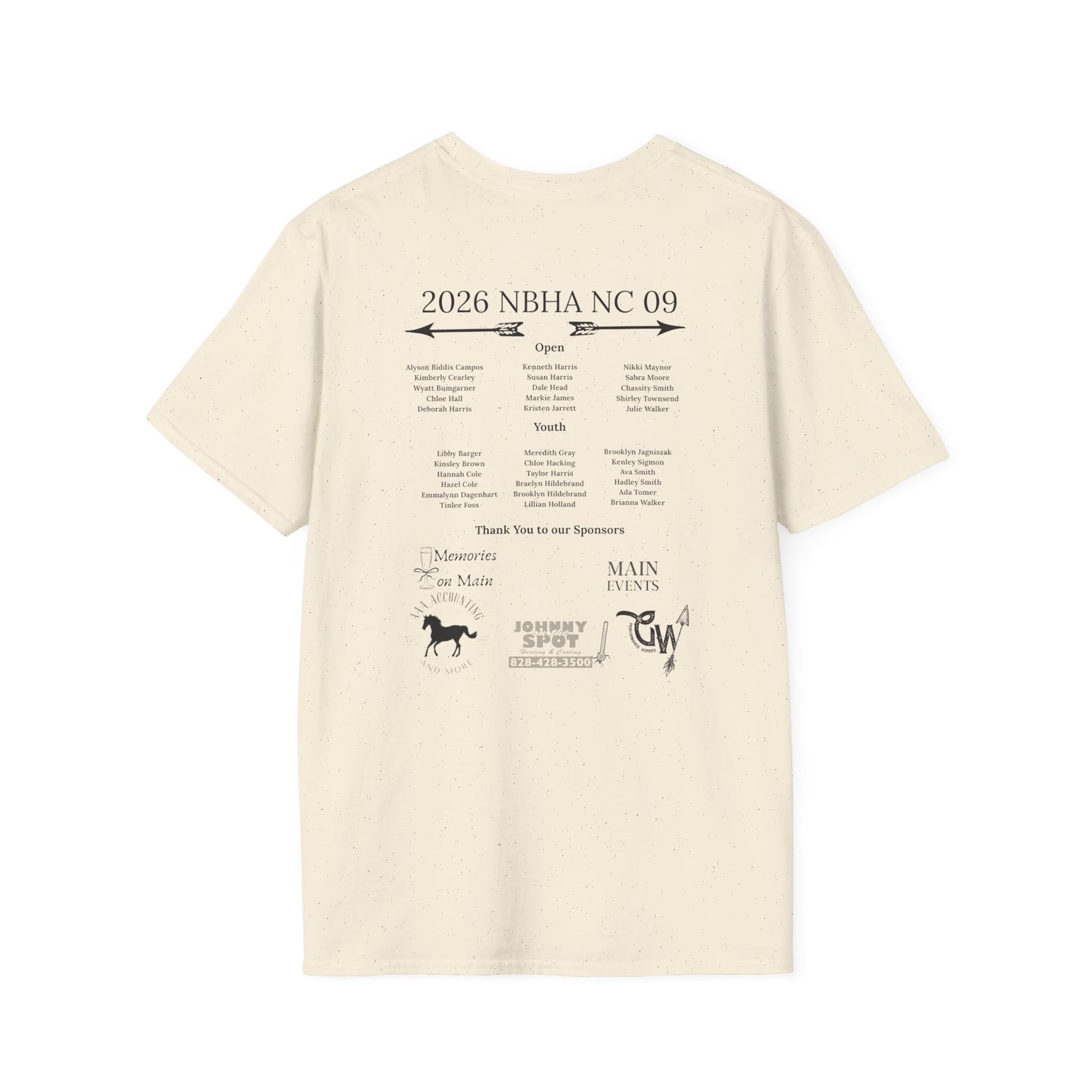 2026 NBHA NC 09 T-Shirt — NBHA Event Commemorative Tee