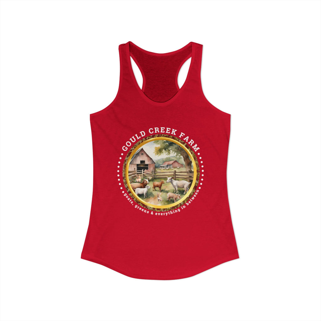 Women's Ideal Racerback Tank Gould creek farm