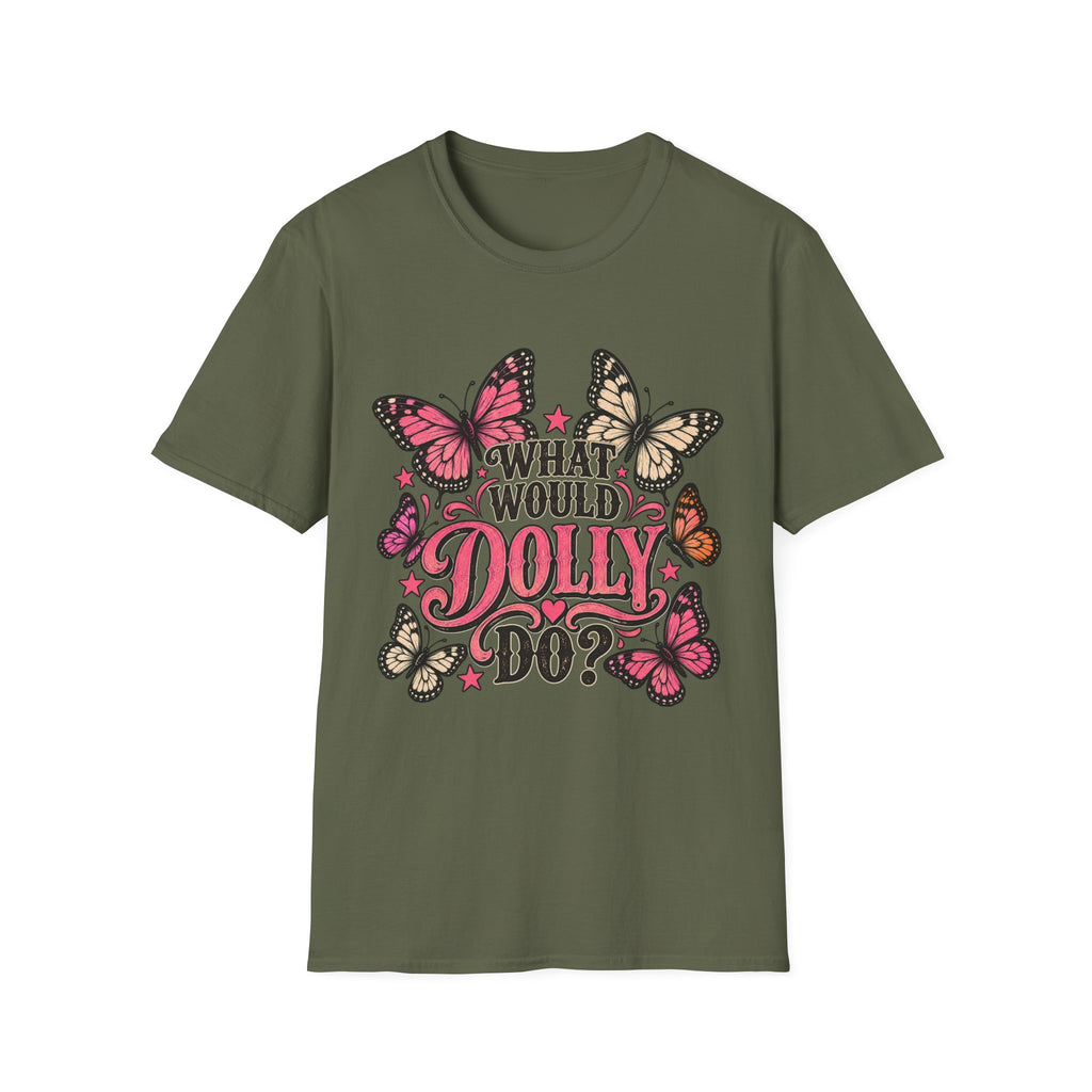 What Would Dolly Do? Butterfly Graphic Tee