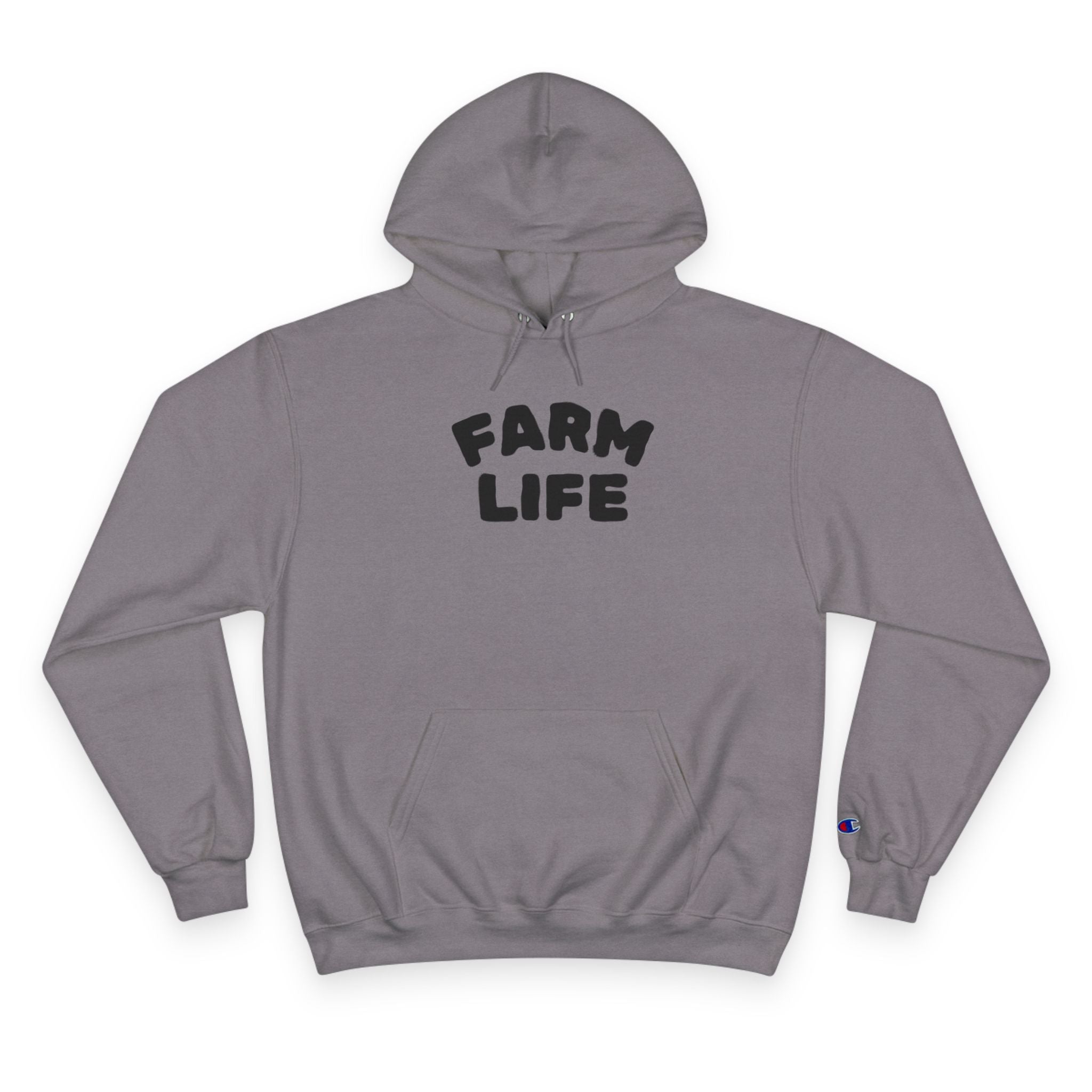 Farm Life Champion Hoodie Gould Creek Farm- Cozy Apparel for Agriculture Lovers
