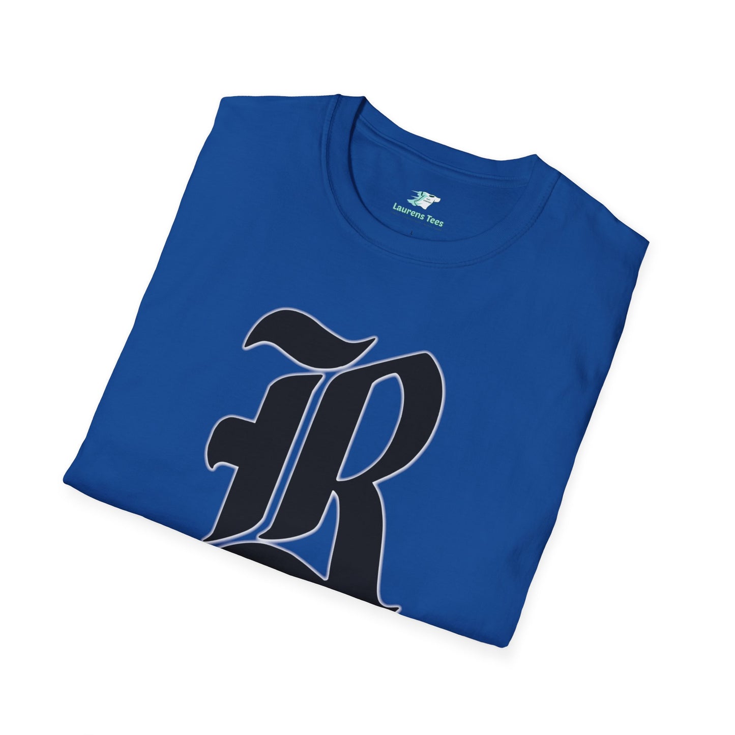 Custom one side Front or Back (RHS Baseball used as example) - Unisex Softstyle T-Shirt