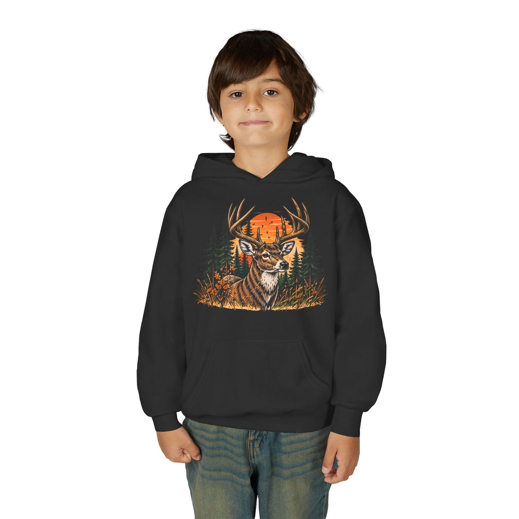 Whitetail Sunset Kids Hoodie