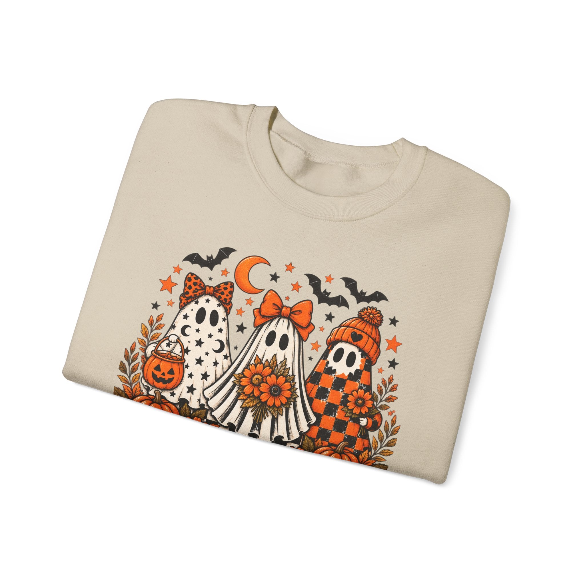Cute Halloween Ghosts Crewneck Sweatshirt