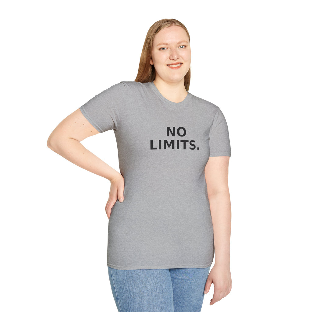 No Limits T-Shirt — Motivational Graphic Tee