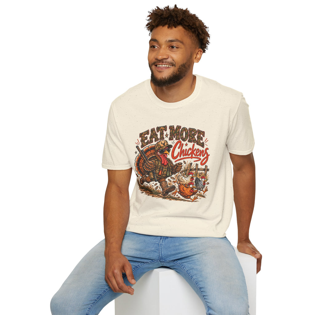 Eat More Chickens – Funny Chicken Shirt