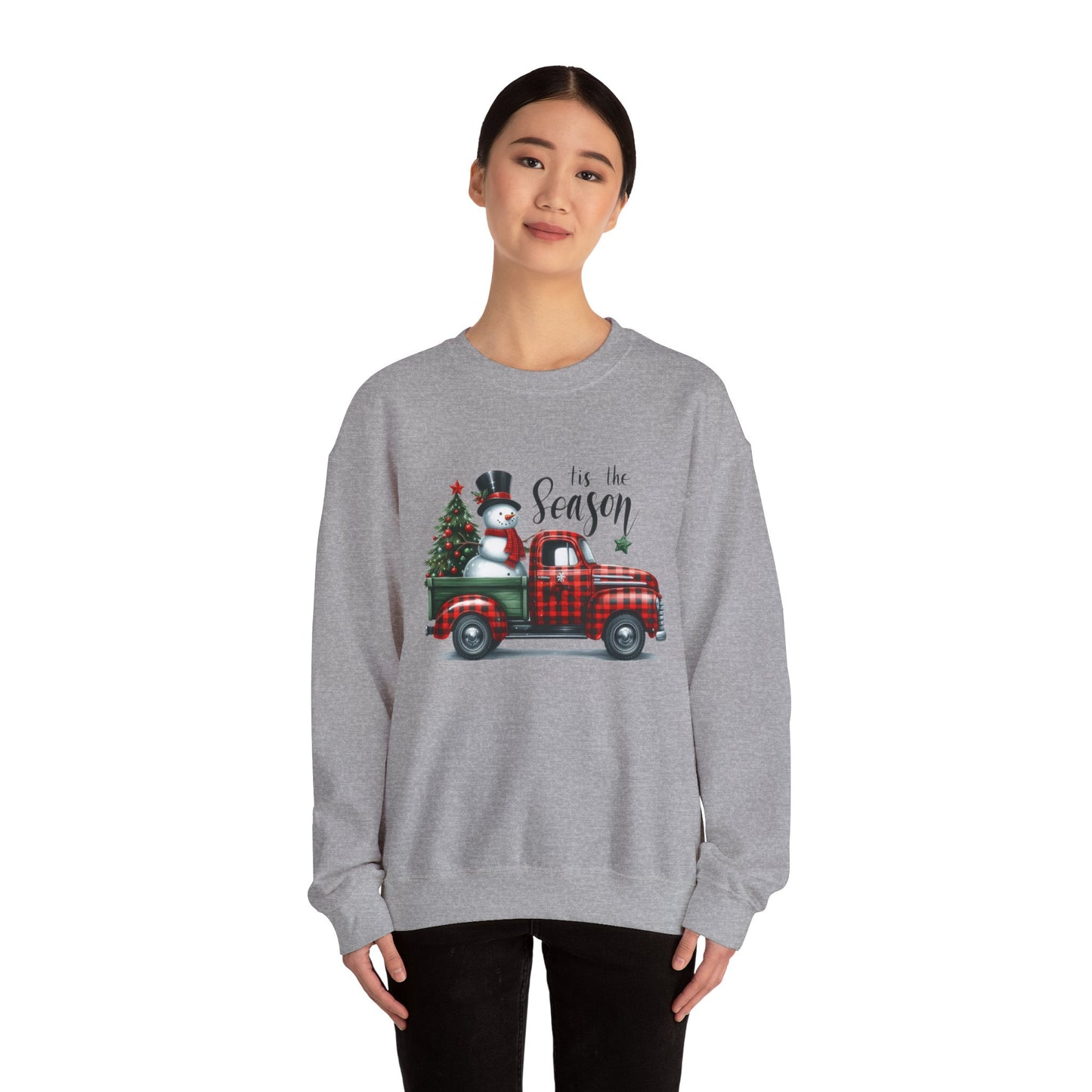 Snowman Truck Sweatshirt