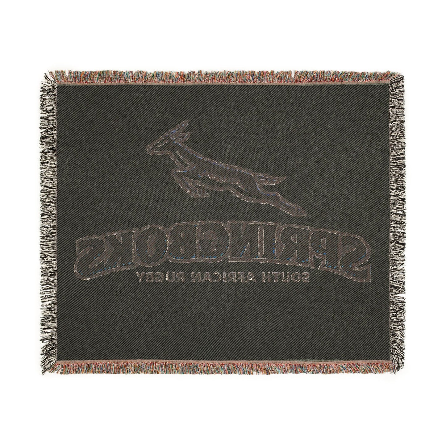 Springboks Woven Blanket – South African Rugby Throw Blanket