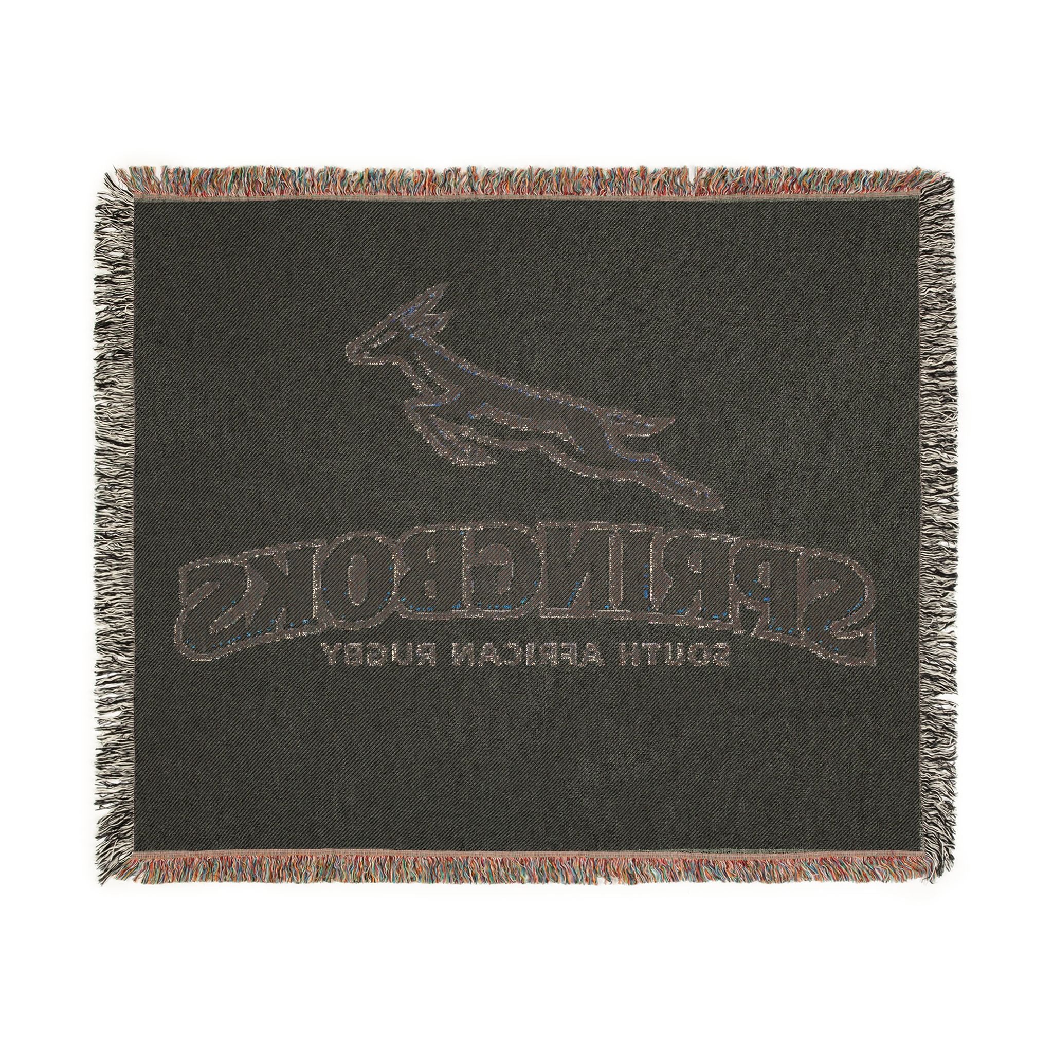 Springboks Woven Blanket – South African Rugby Throw Blanket