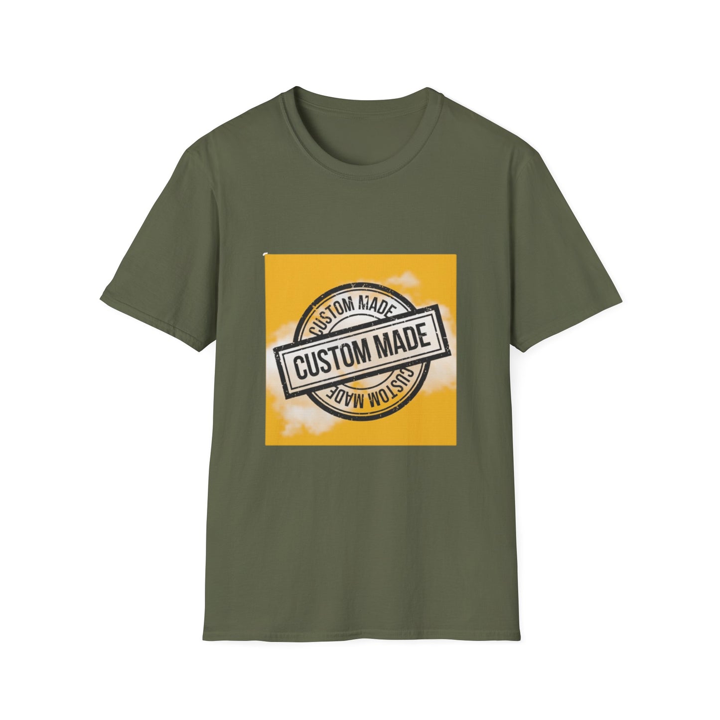 Your Design On a Tee One Side Only - Monster Unisex Softstyle T-Shirt