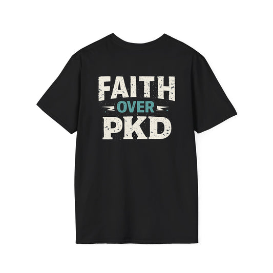 Faith Over PKD T-Shirt — Polycystic Kidney Disease Awareness Tee