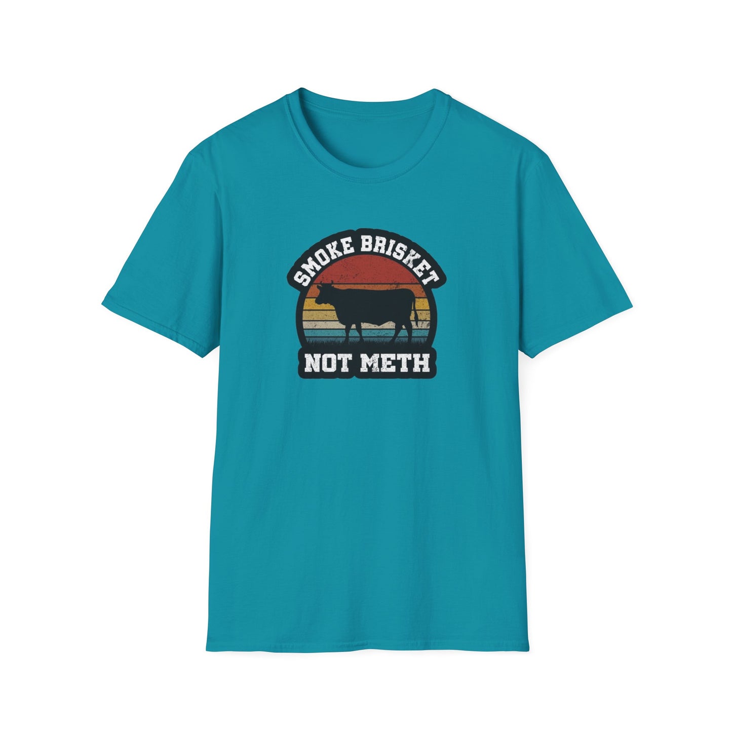 Smoke Brisket Not Meth - Unisex Softstyle T-Shirt