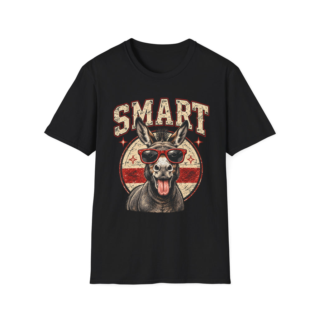 Smart Ass – Funny Donkey Vintage Graphic Tee