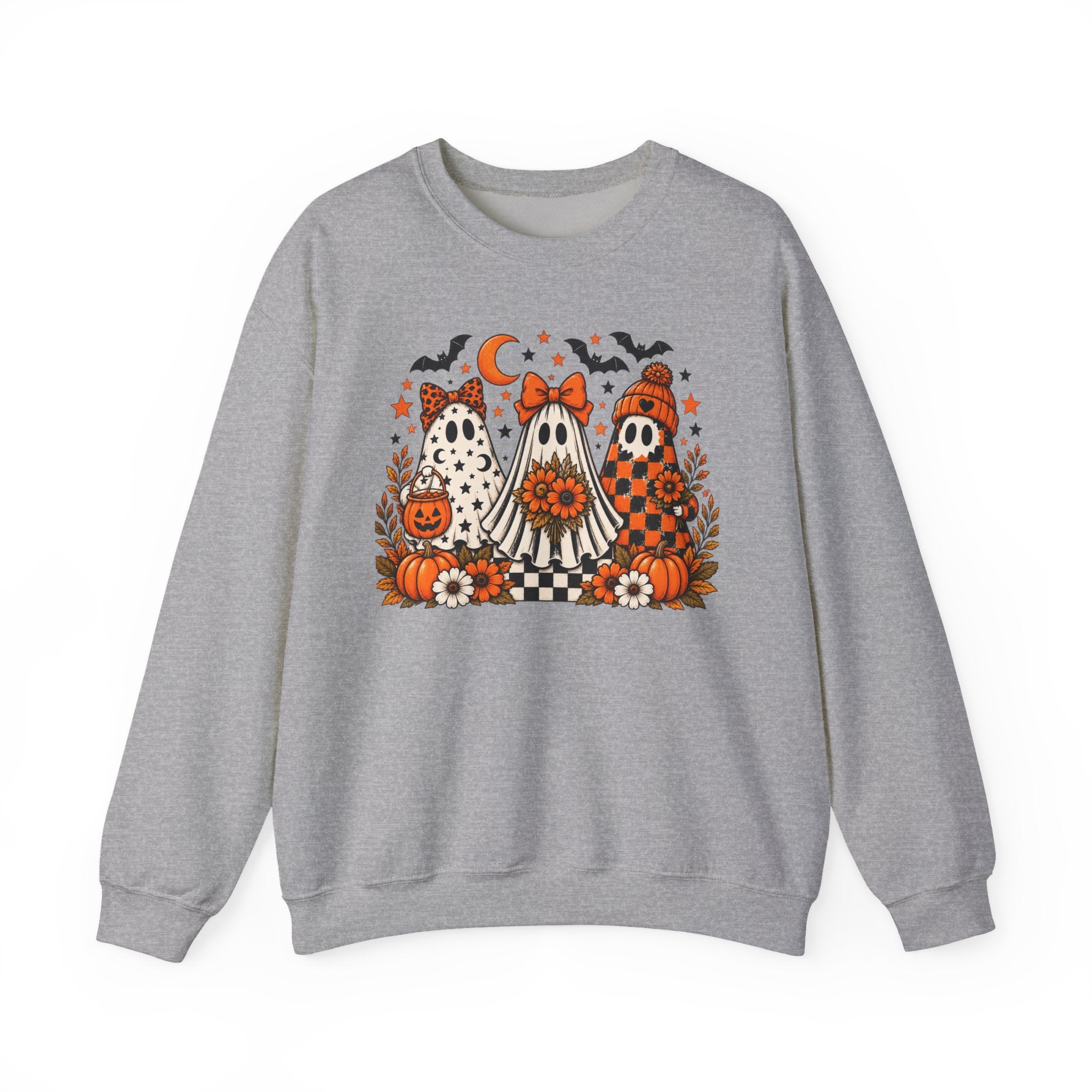 Cute Halloween Ghosts Crewneck Sweatshirt