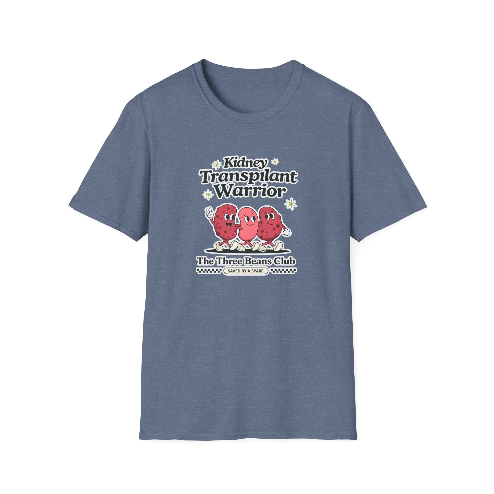 Kidney Transplant Warrior T-Shirt — The Three Beans Club Support Tee
