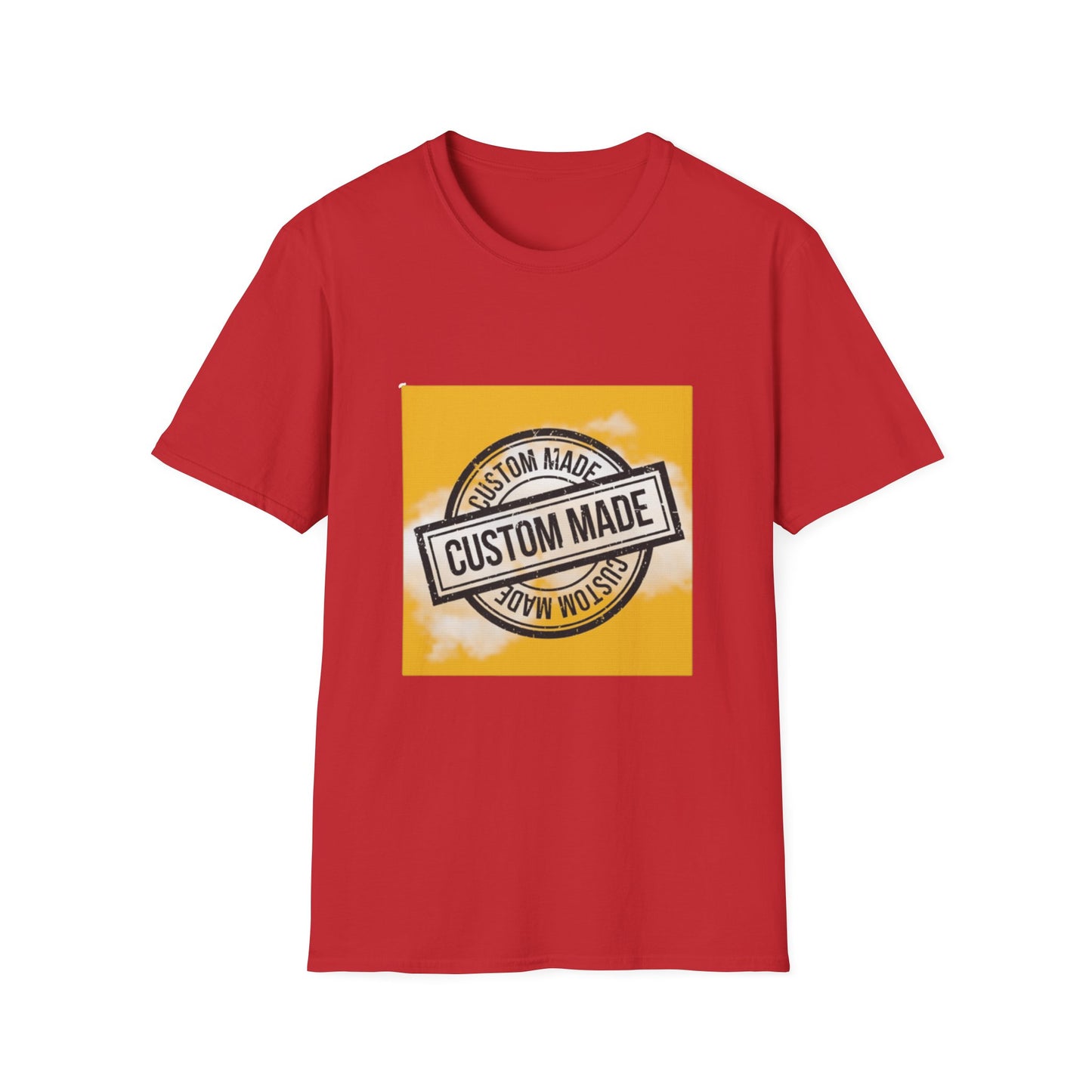 Your Design On a Tee One Side Only - Monster Unisex Softstyle T-Shirt