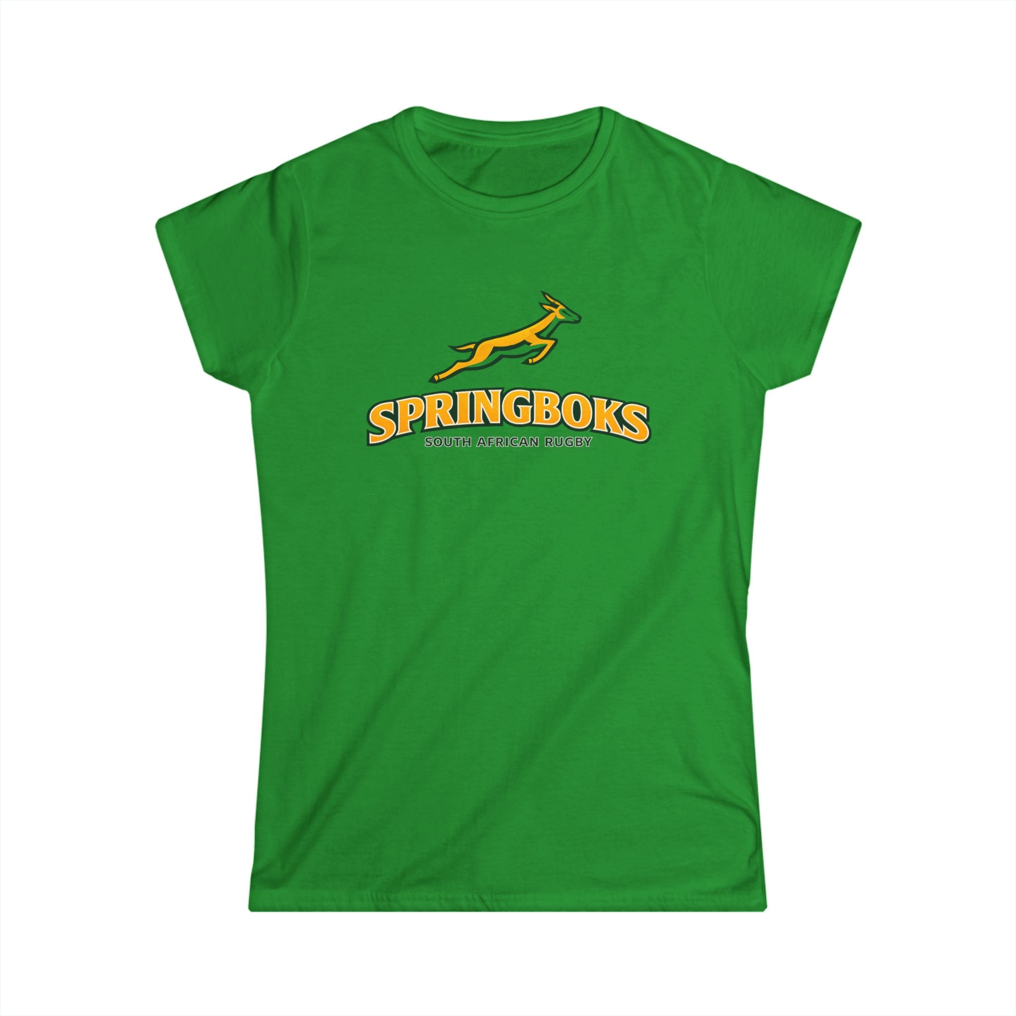 Springboks Women's Rugby Tee — South African Rugby Logo Shirt