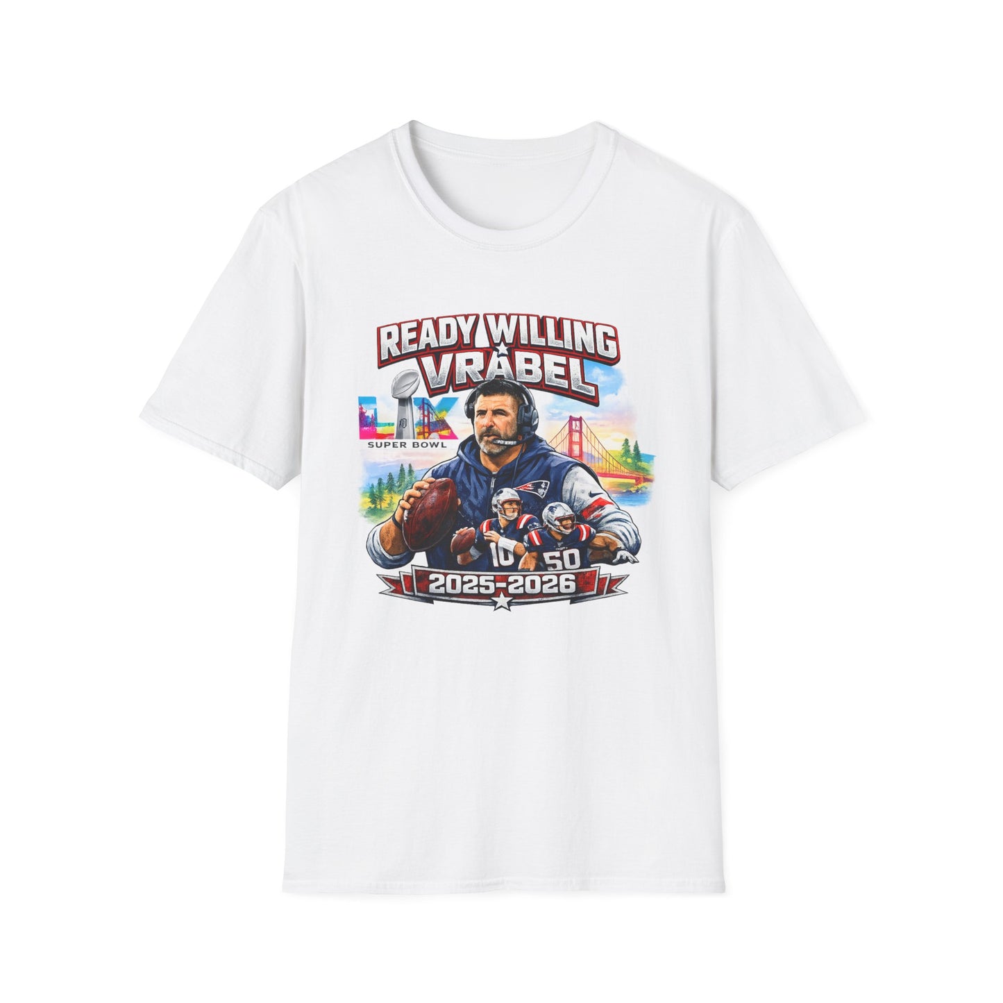 Ready Willing Vrabel 2025-2026 Football T-Shirt — Coach Tribute Tee