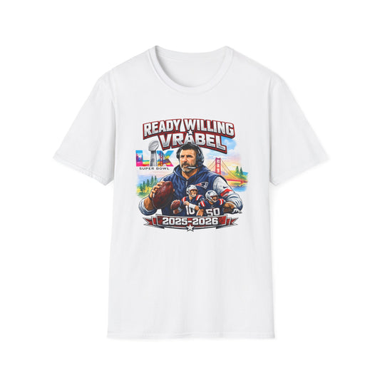 Ready Willing Vrabel 2025-2026 Football T-Shirt — Coach Tribute Tee