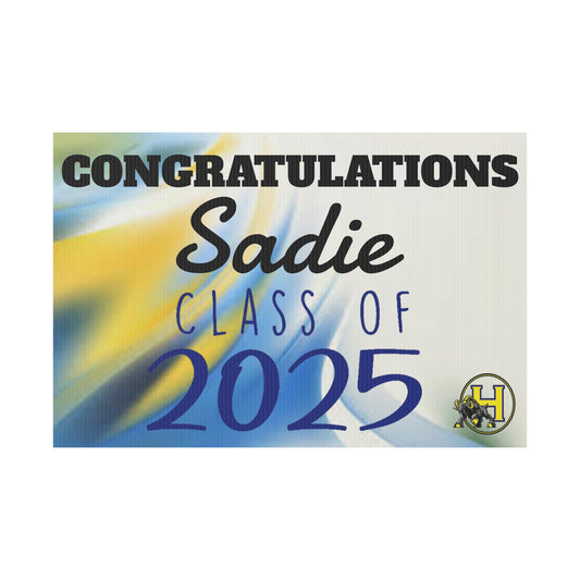 Graduation Yard Sign