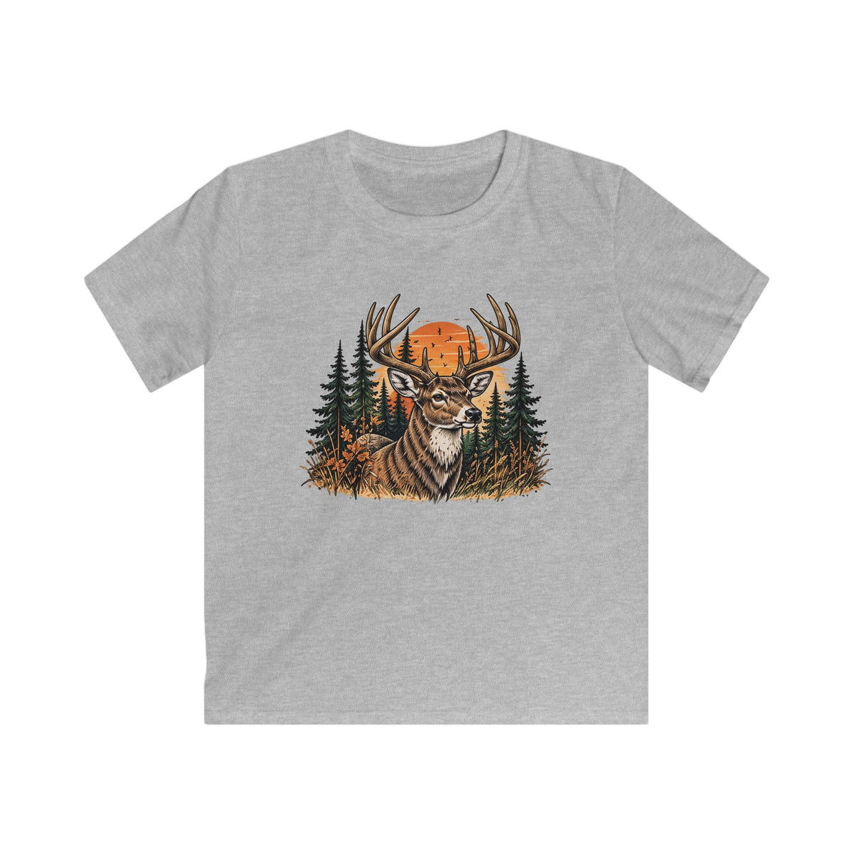 Wild Buck Sunset Youth Softstyle Tee