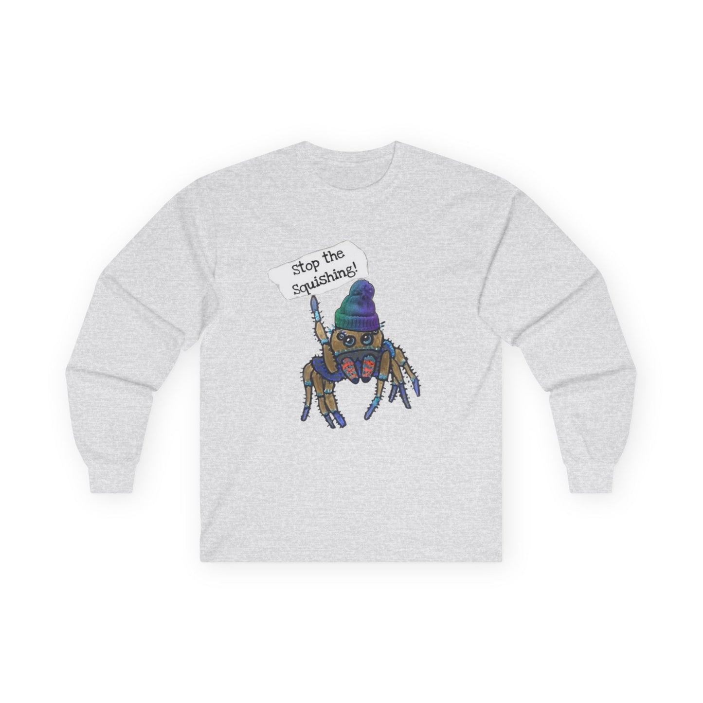 Stop The Squishing - Unisex Ultra Cotton Long Sleeve Tee