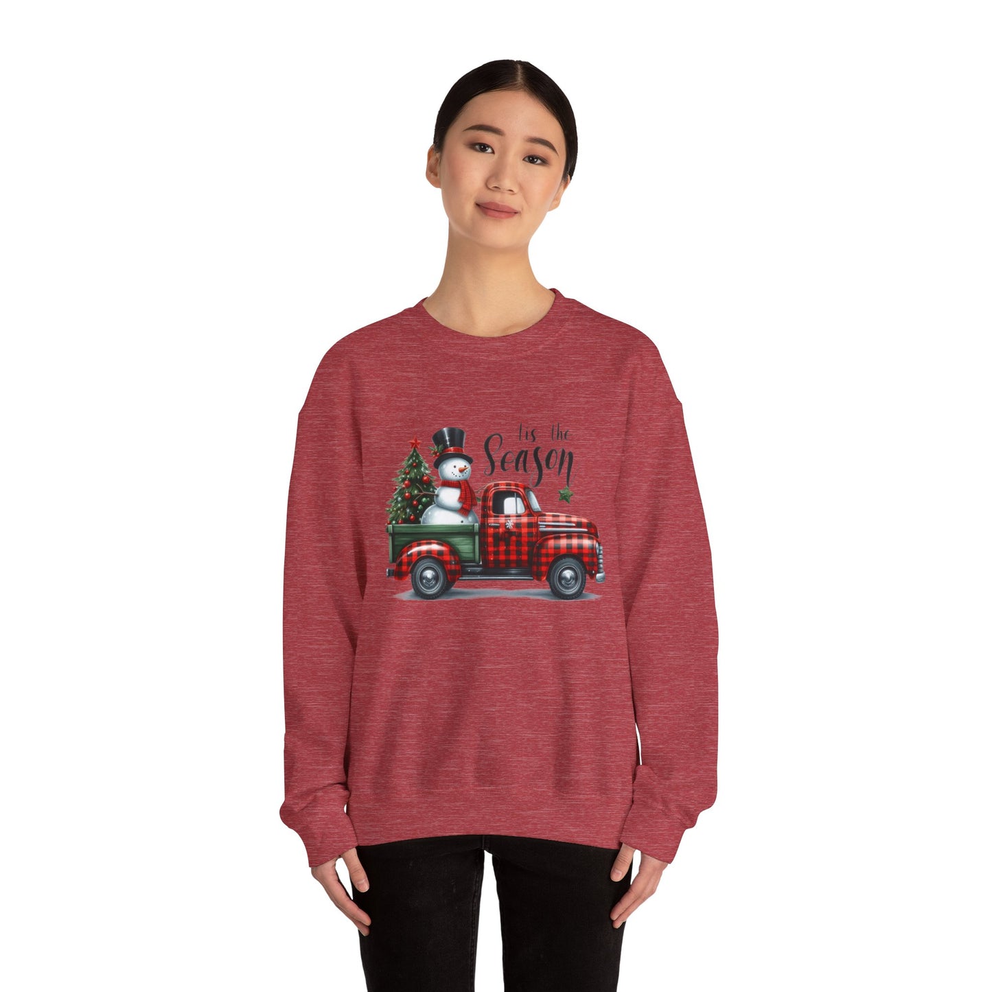Snowman Truck Sweatshirt
