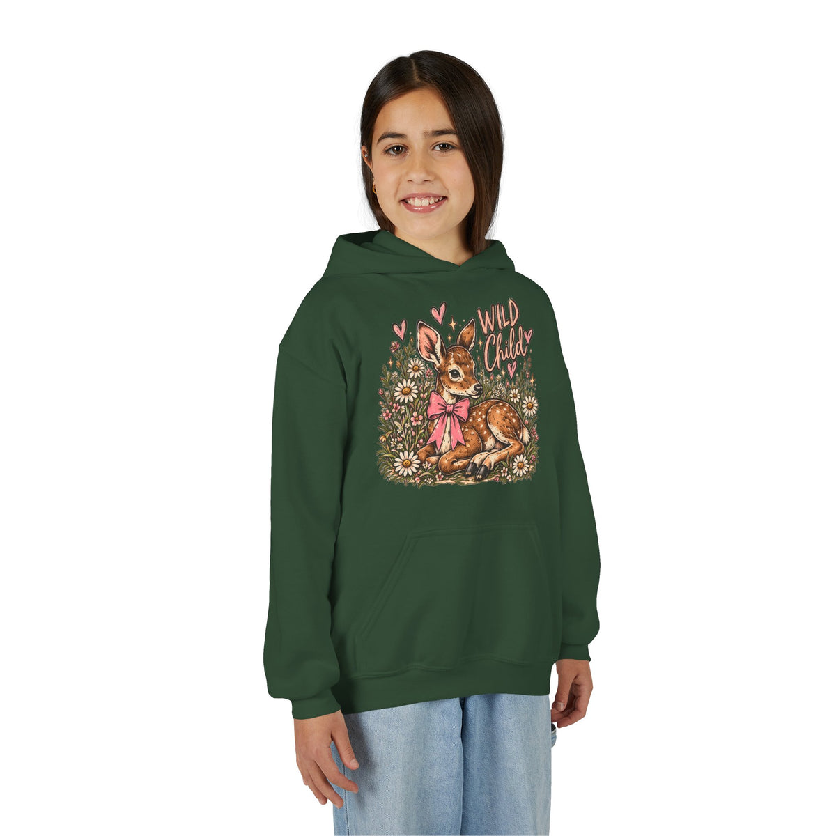 Wild Child Woodland Fawn Kids Hoodie