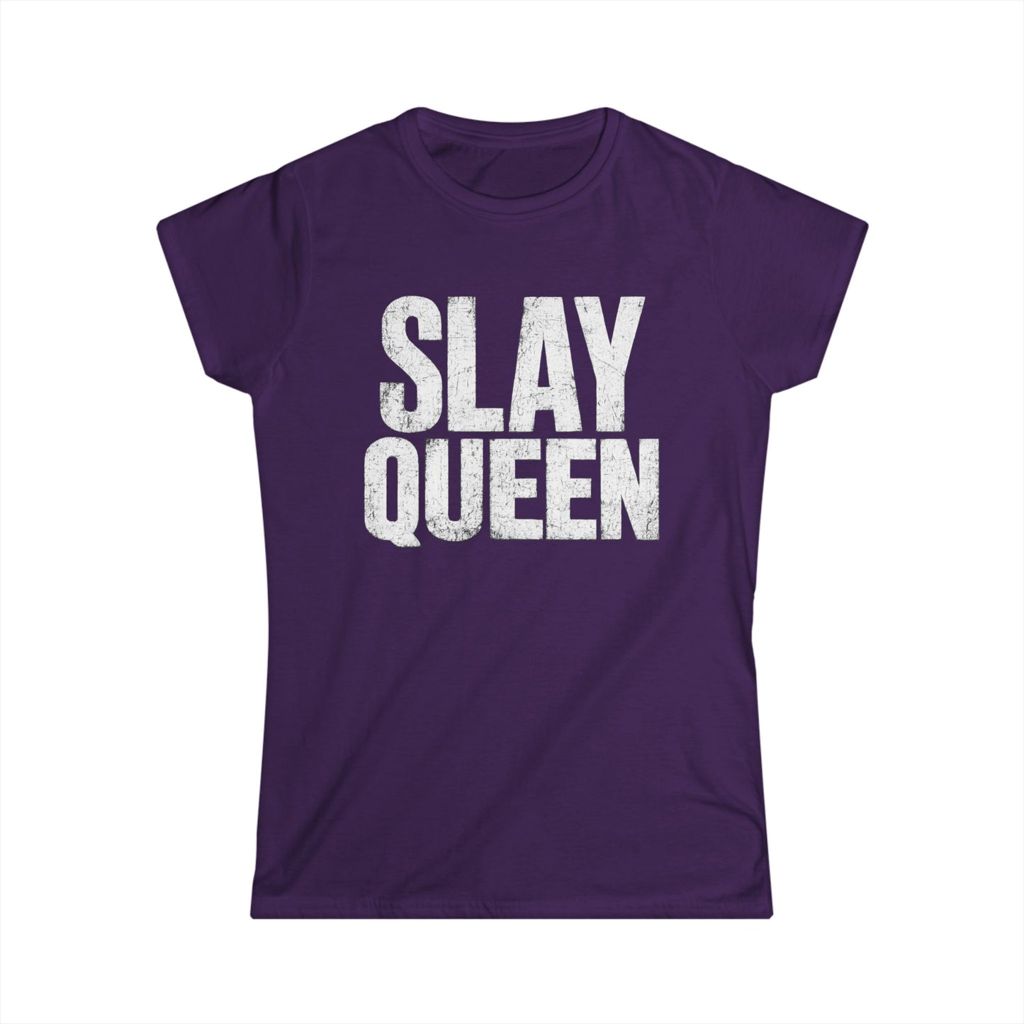 Slay Queen T-Shirt — Bold Vintage Graphic Tee for Confident Women