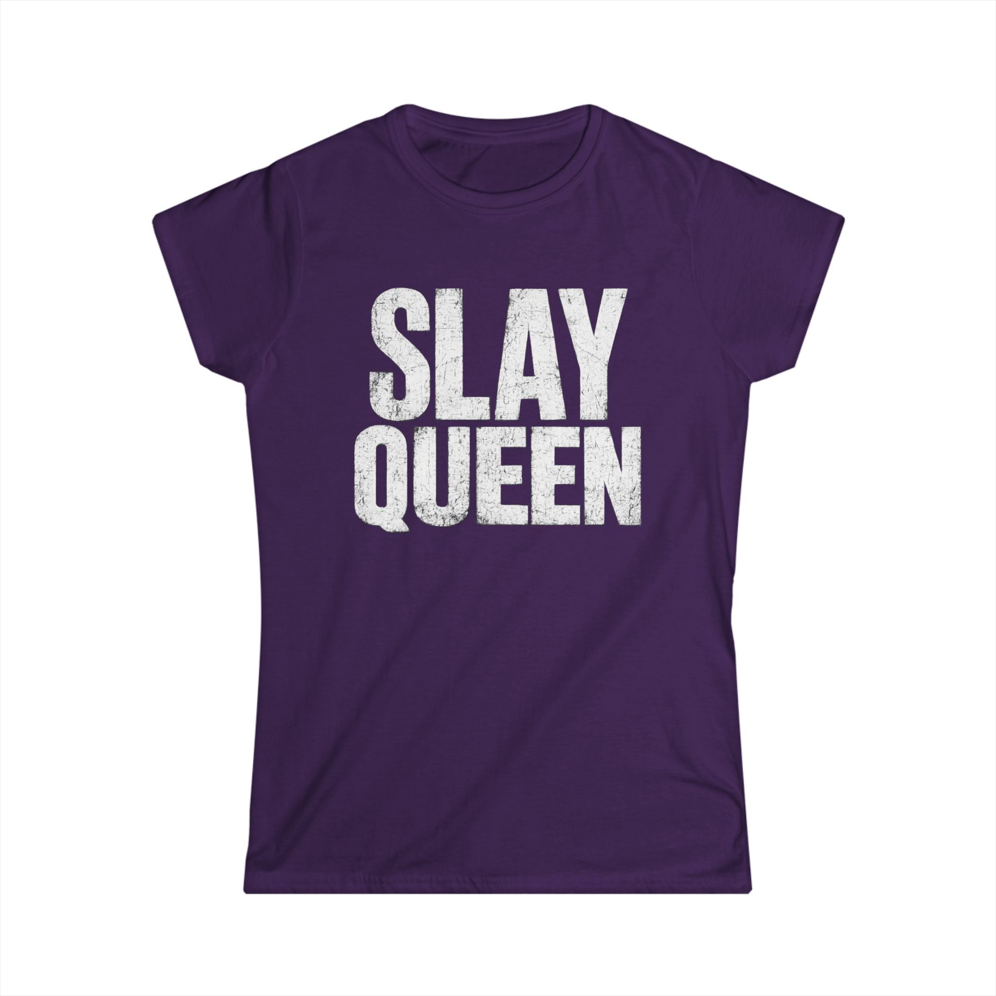 Slay Queen T-Shirt — Bold Vintage Graphic Tee for Confident Women