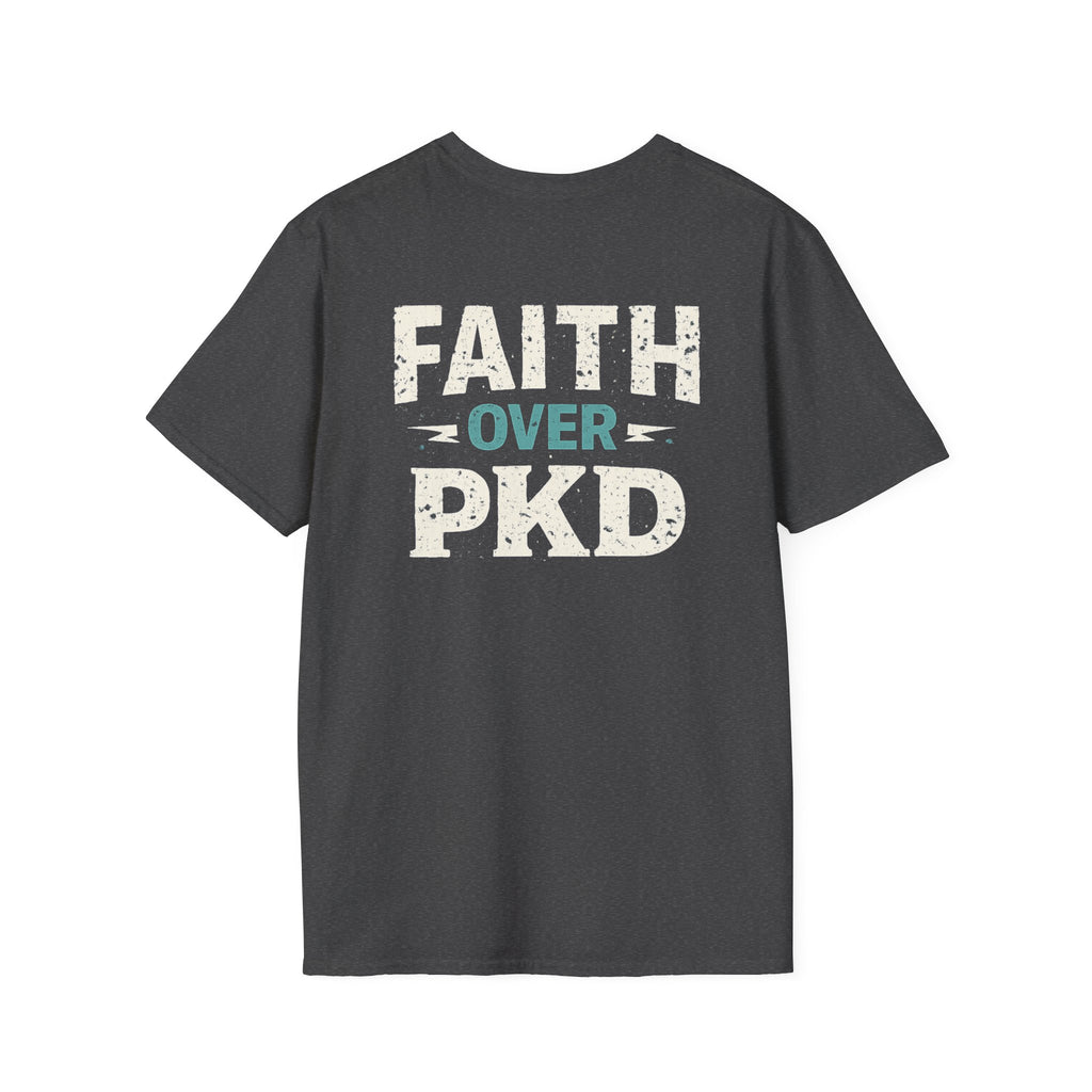 Faith Over PKD T-Shirt — Polycystic Kidney Disease Awareness Tee