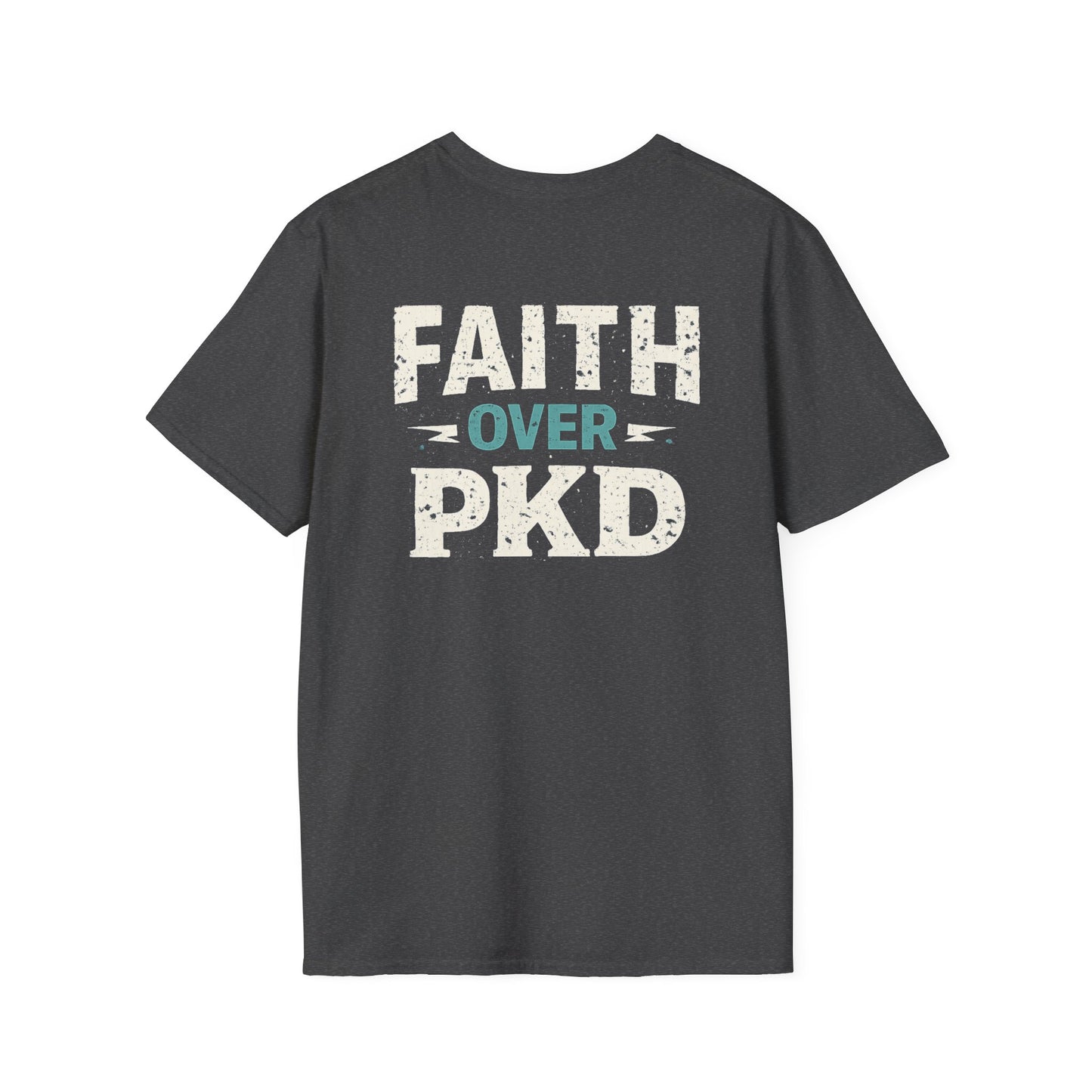 Faith Over PKD T-Shirt — Polycystic Kidney Disease Awareness Tee