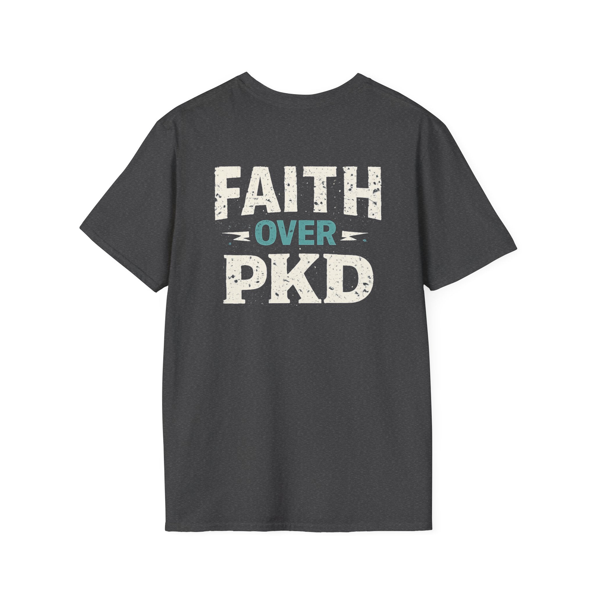 Faith Over PKD T-Shirt — Polycystic Kidney Disease Awareness Tee
