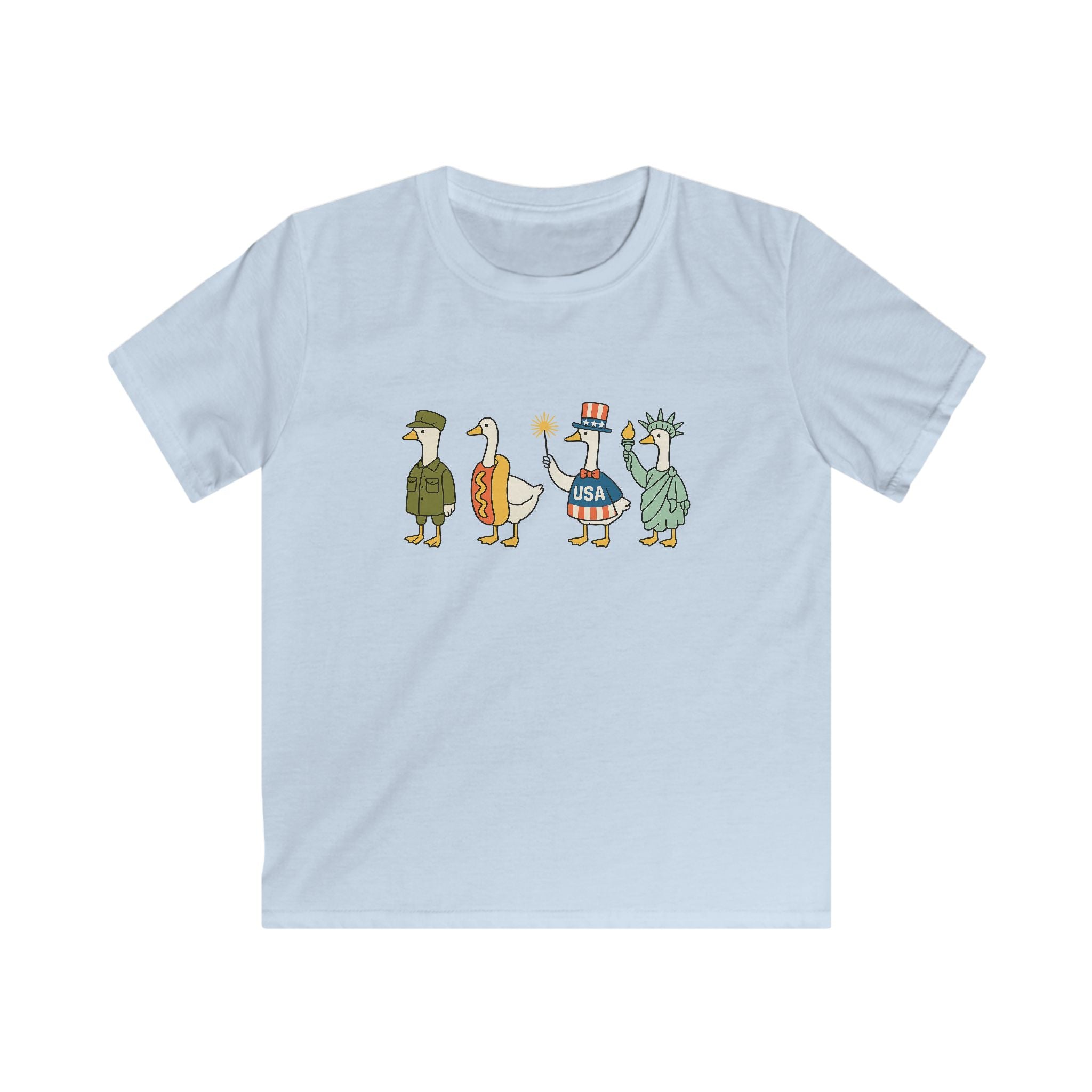 Americas 250 Goose Parade Kids T-Shirt