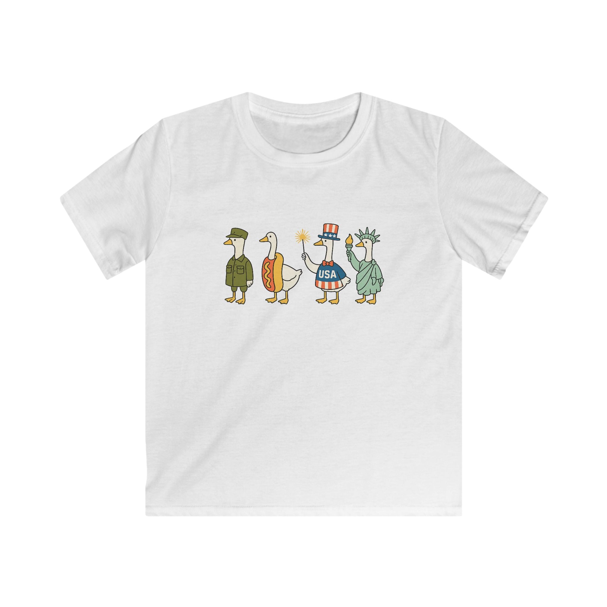 Americas 250 Goose Parade Kids T-Shirt