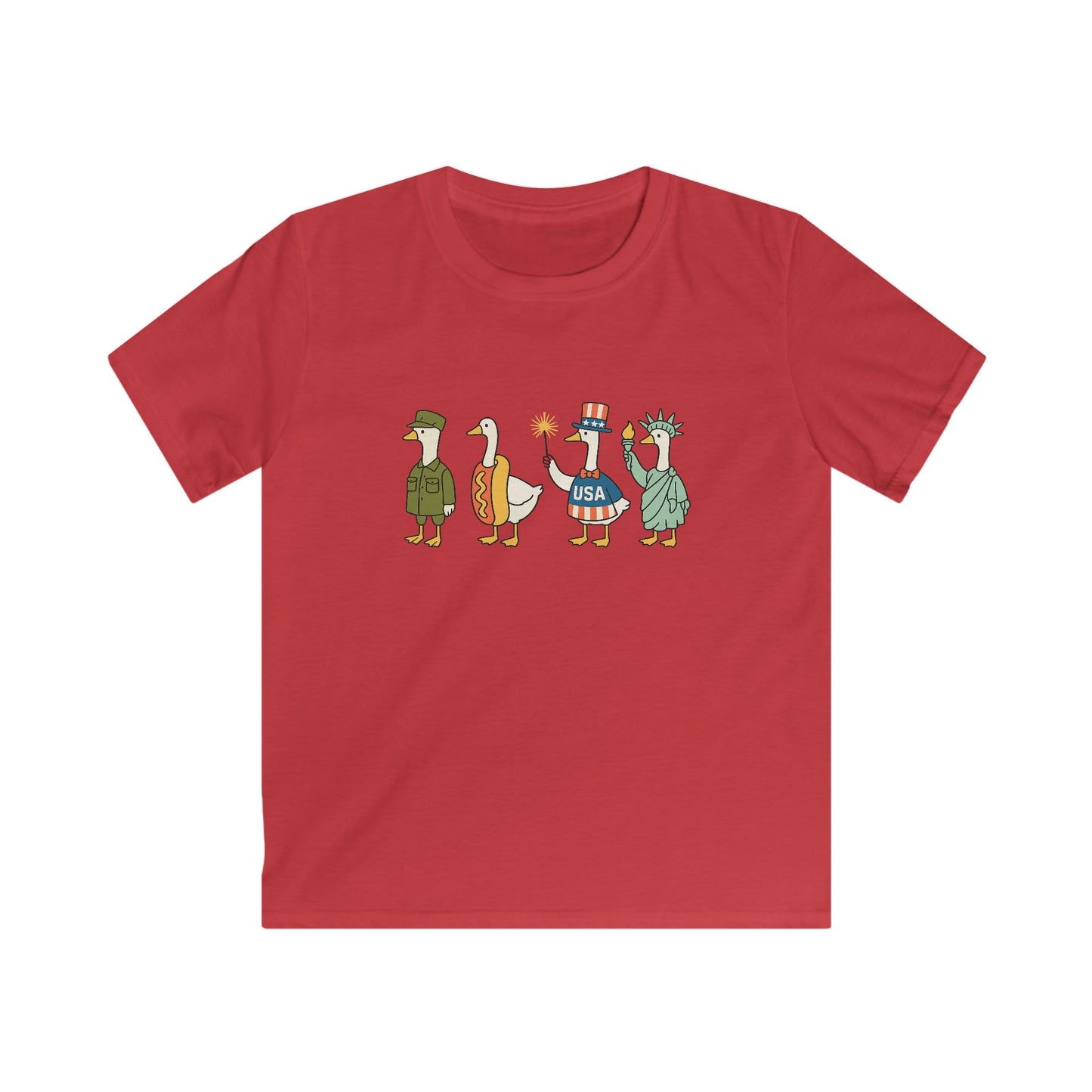 Americas 250 Goose Parade Kids T-Shirt