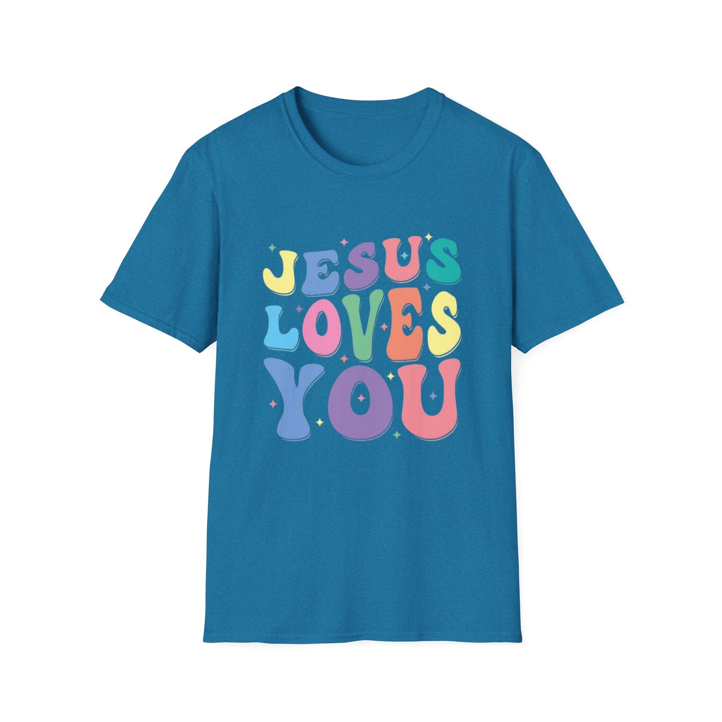 Jesus Loves You - Unisex Softstyle T-Shirt - Fun and Casual Wear for All Occasions