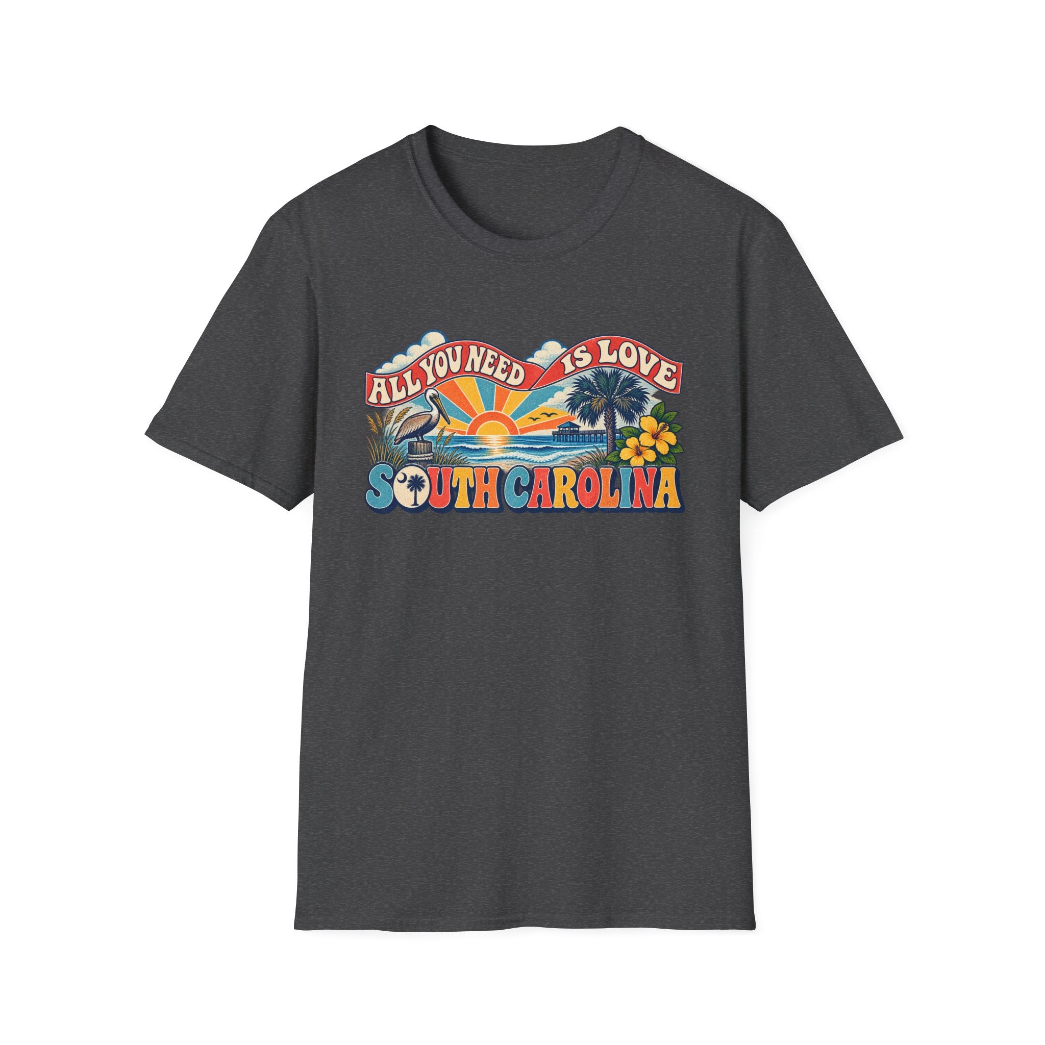 South Carolina Retro 'All You Need Is Love' T-Shirt