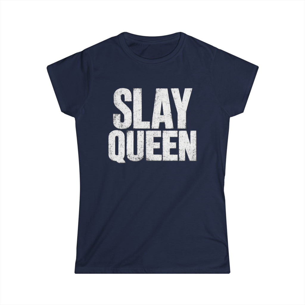 Slay Queen T-Shirt — Bold Vintage Graphic Tee for Confident Women