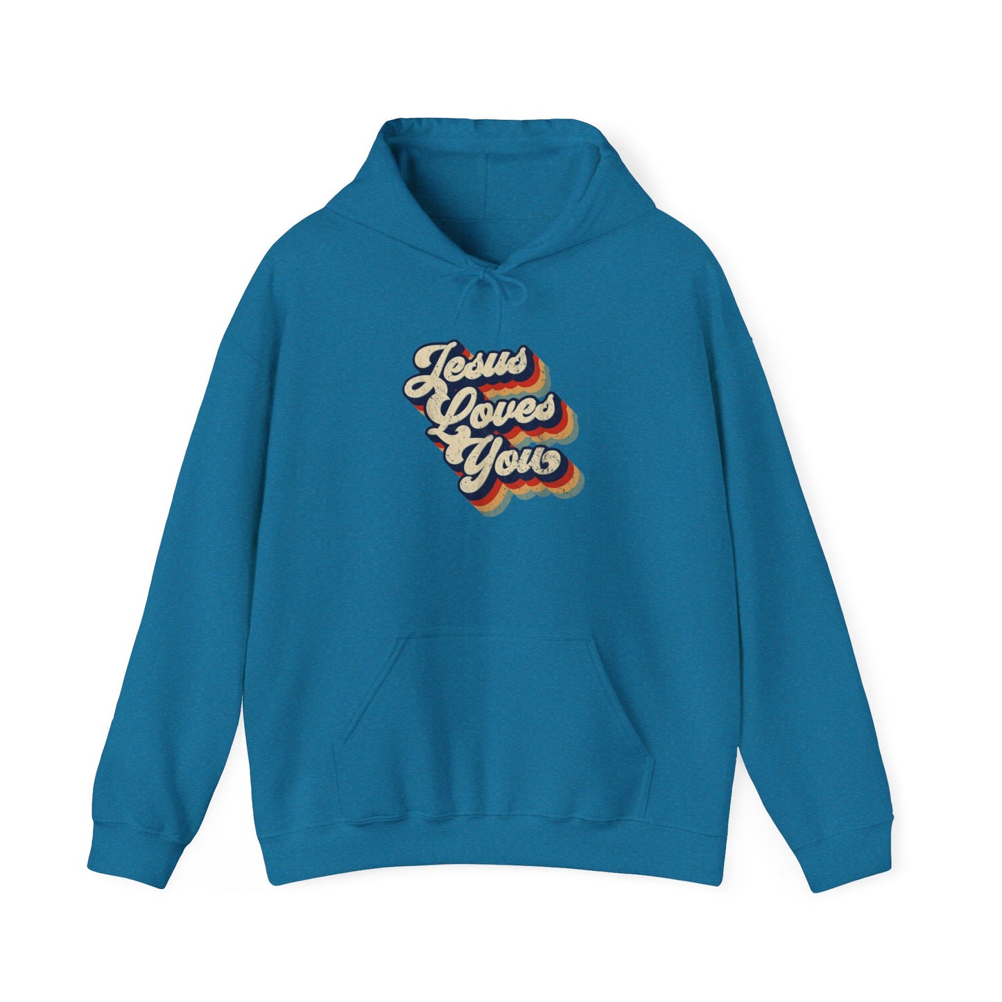 Jesus Loves You Hoodie - Unisex Heavy Blend Sweatshirt for Comfort & Faith