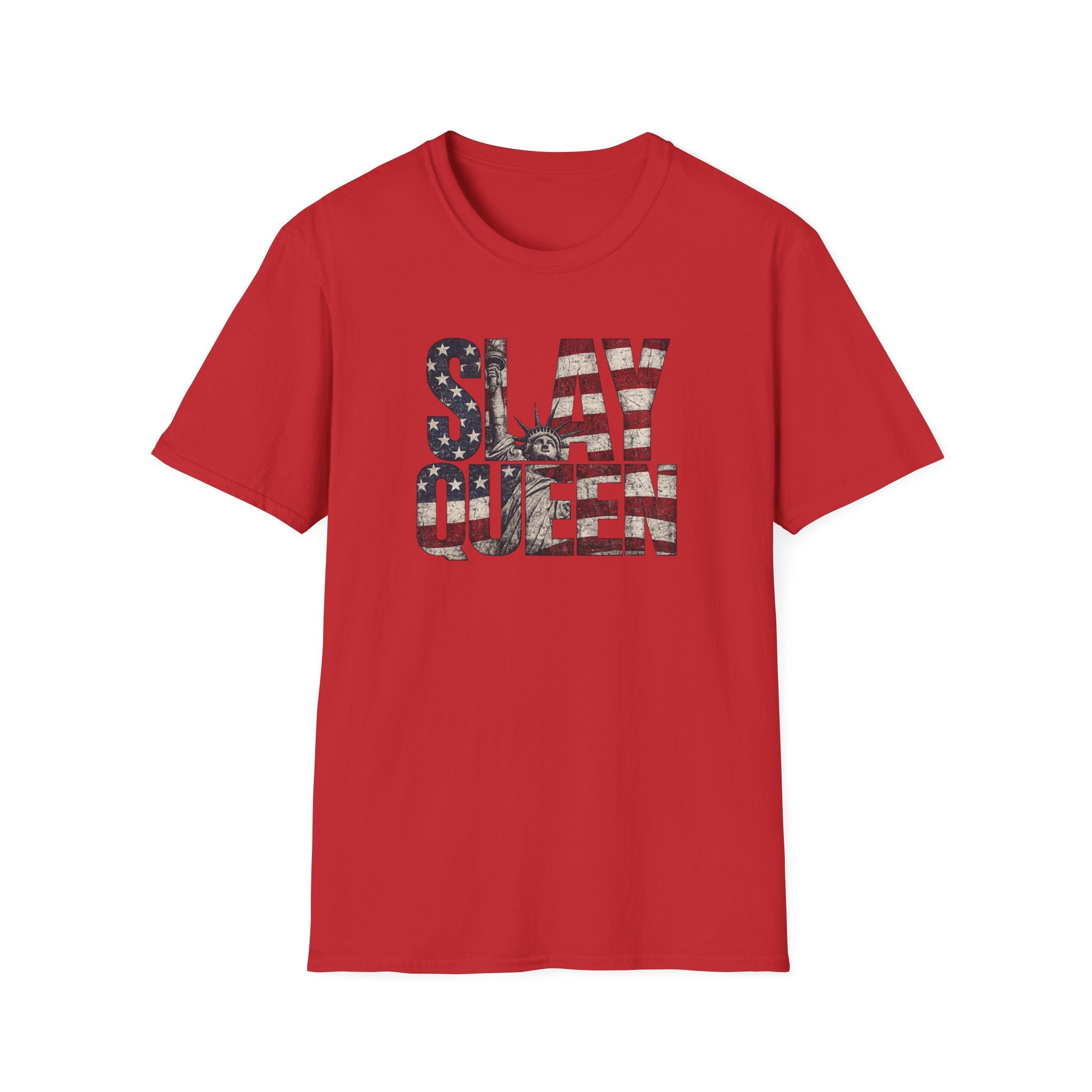 Slay Queen American Flag T-Shirt