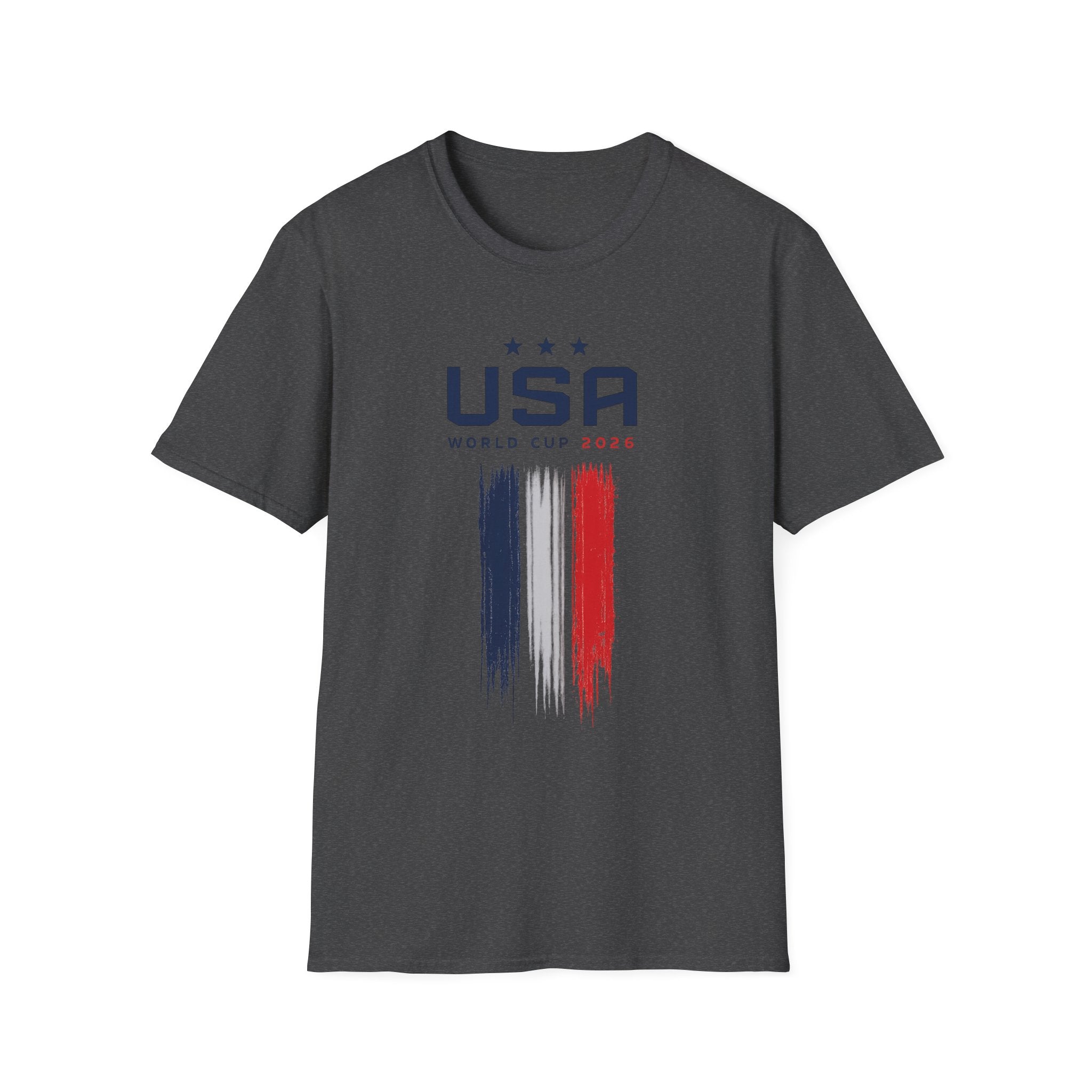 USA World Cup 2026 T-Shirt — Patriotic Red White Blue Soccer Fan Tee