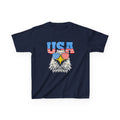 Patriotic Kids Tee, USA Eagle T-Shirt, Children’s Independence Day Shirt, 4th of July Kid's Outfit, American Pride Apparel