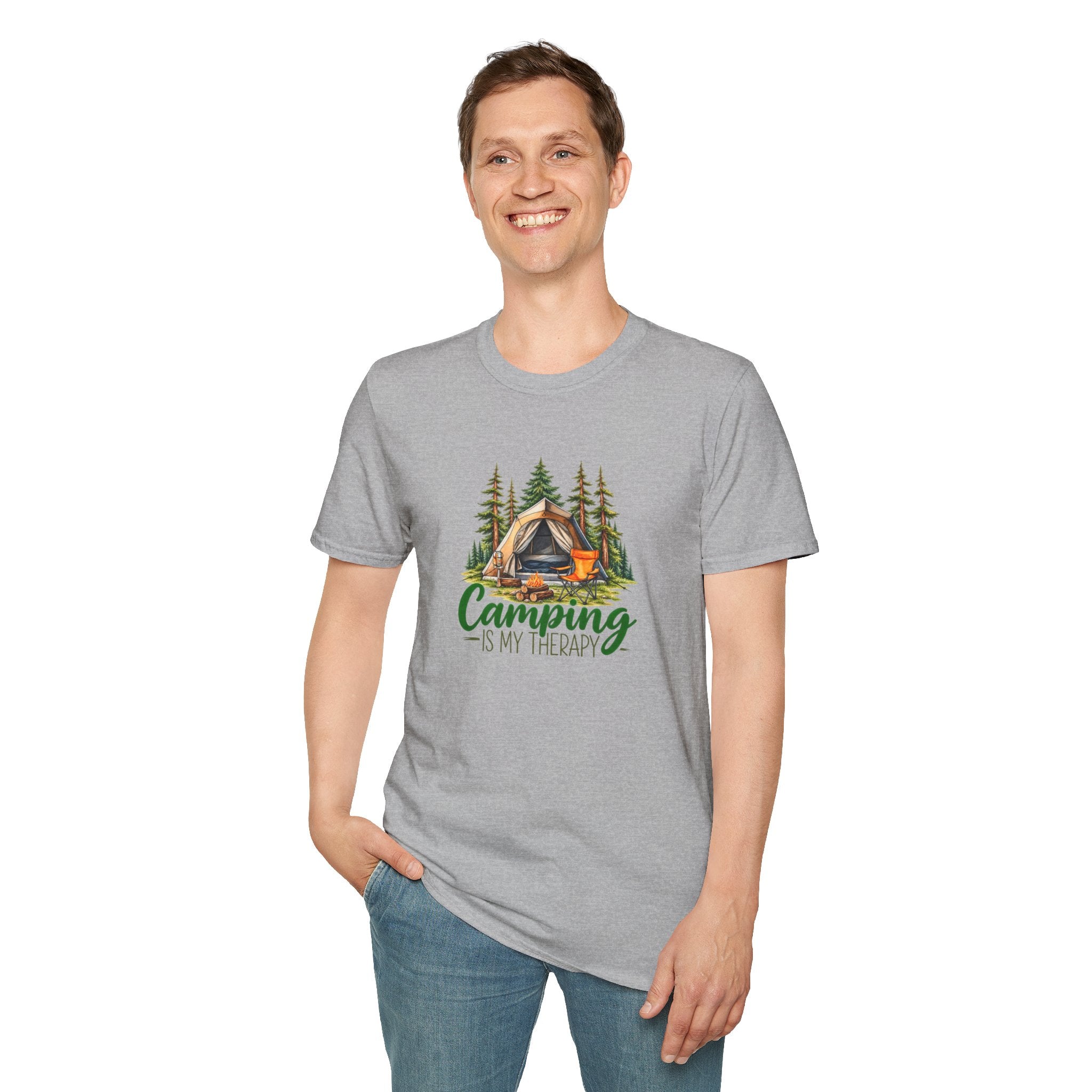 Camping Is My Therapy – Camping T-Shirt