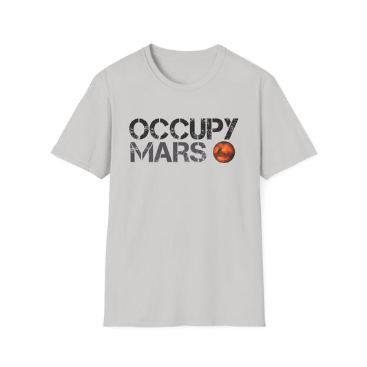 Occupy Mars Unisex Softstyle T-Shirt | Space Enthusiast Apparel