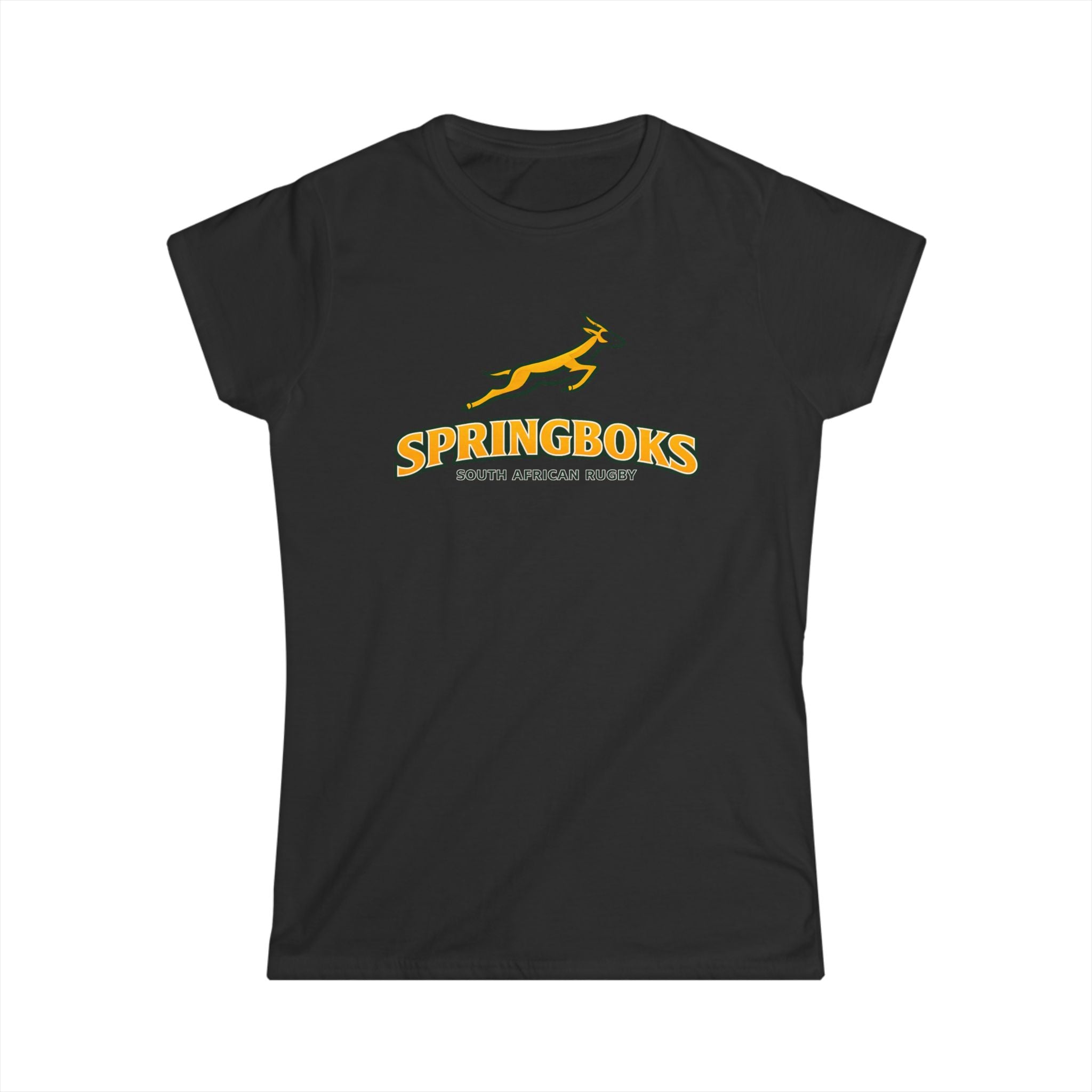 Springboks Women's Rugby Tee — South African Rugby Logo Shirt