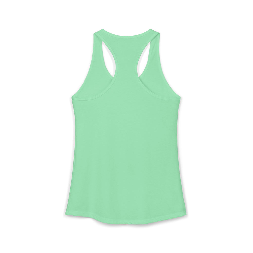 Pineapple Coconut Tequila Energy Racerback Tank — Women's Tropical Party Tank