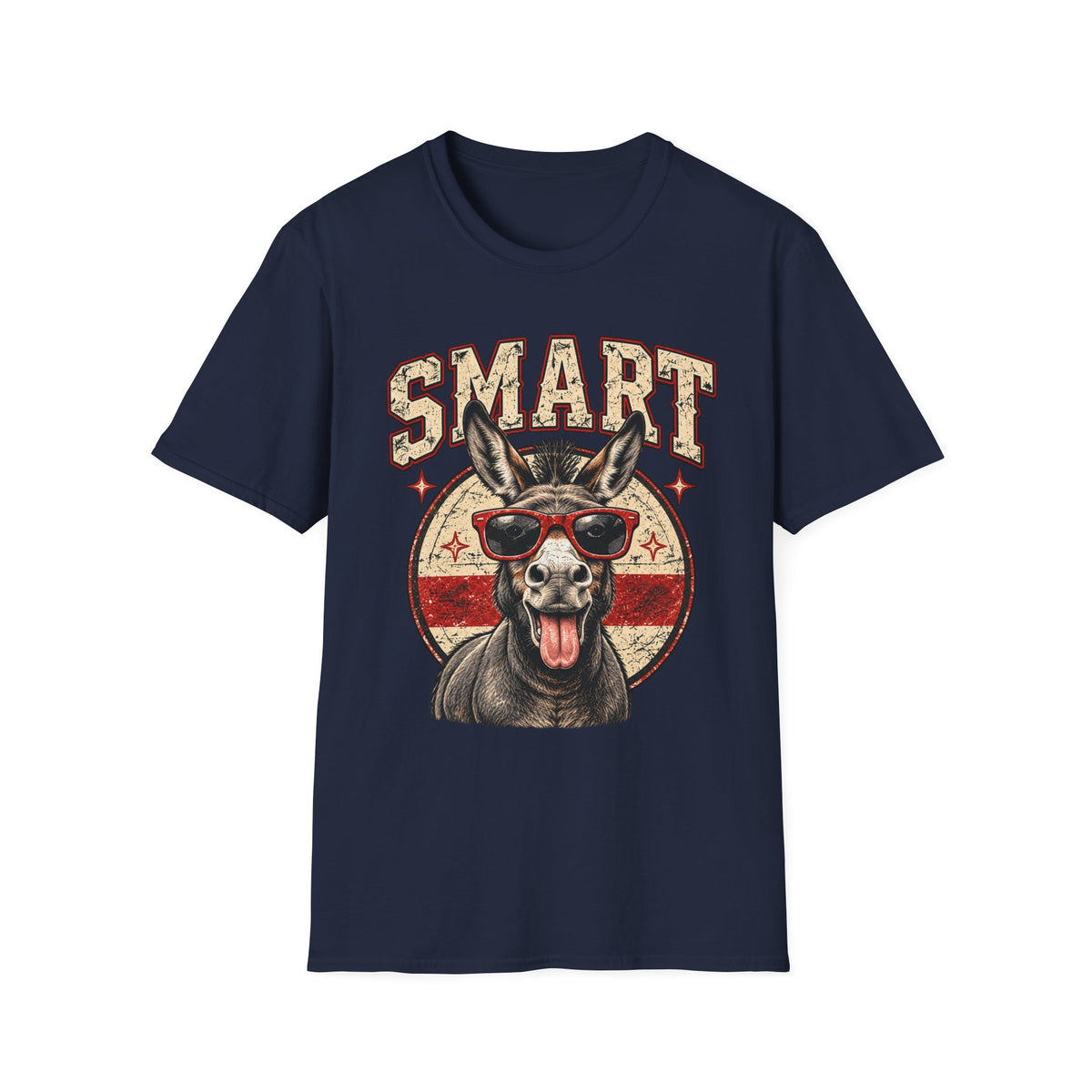 Smart Ass – Funny Donkey Vintage Graphic Tee