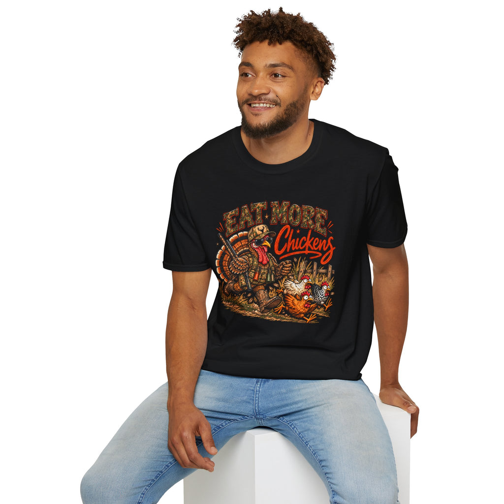 Eat More Chickens – Funny Chicken Shirt